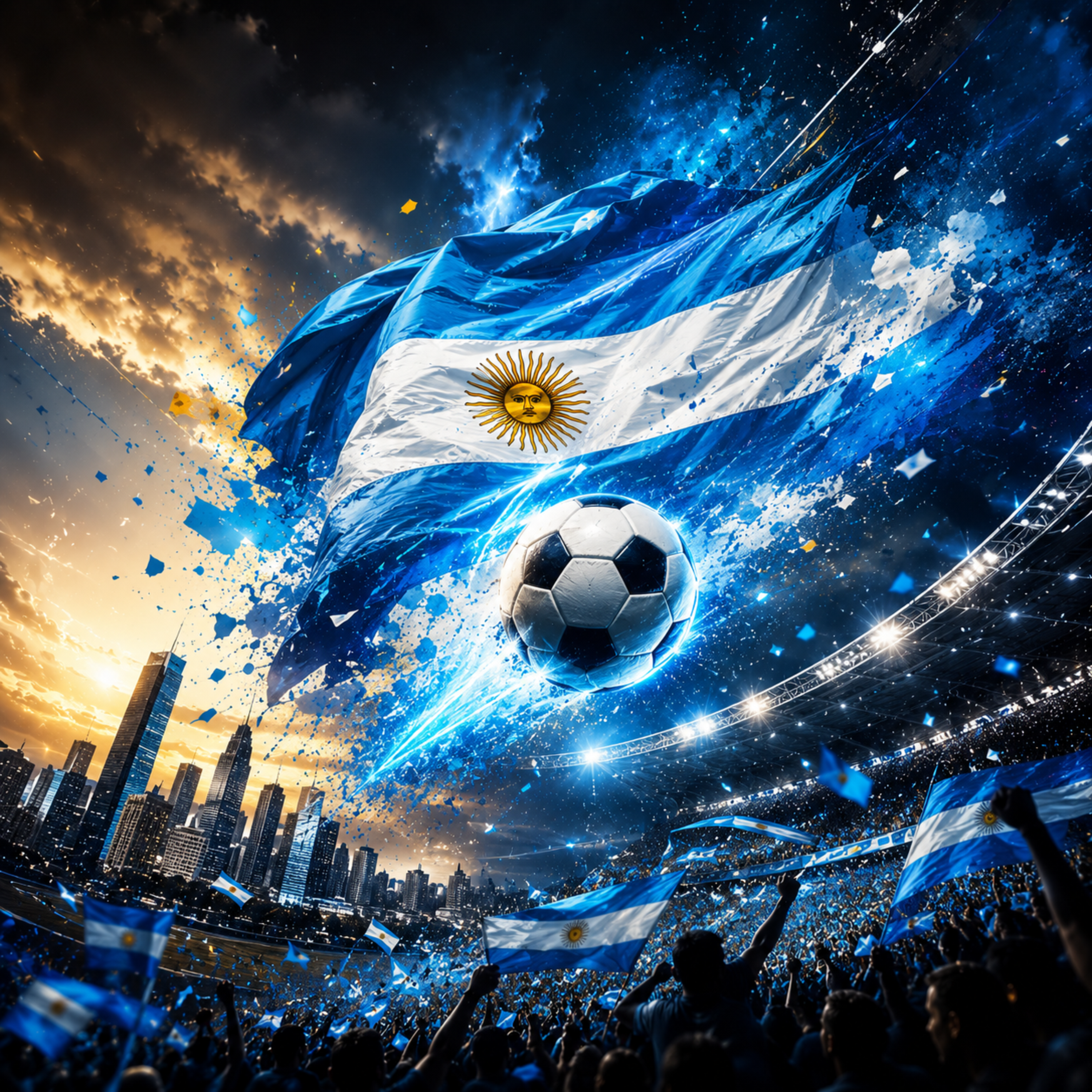 One Dream Argentina, One Blue Nation (আর্জেন্টিনা) by Rabiul Karim cover art