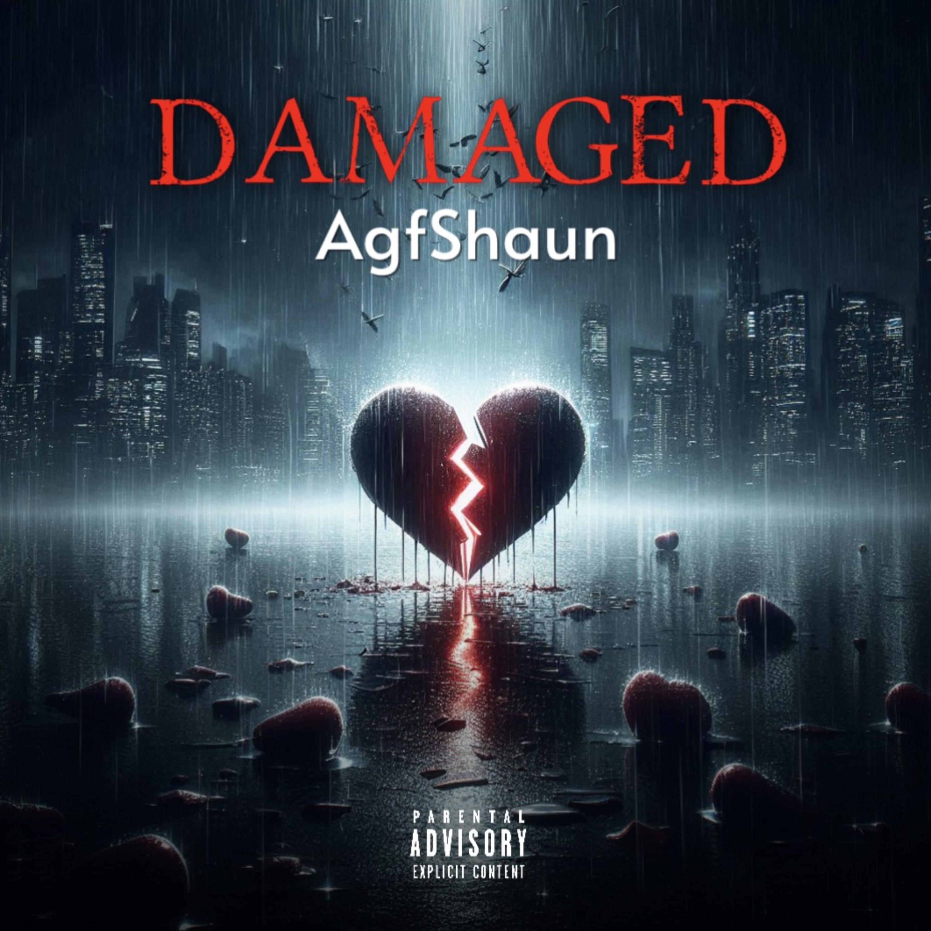 Damaged artwork