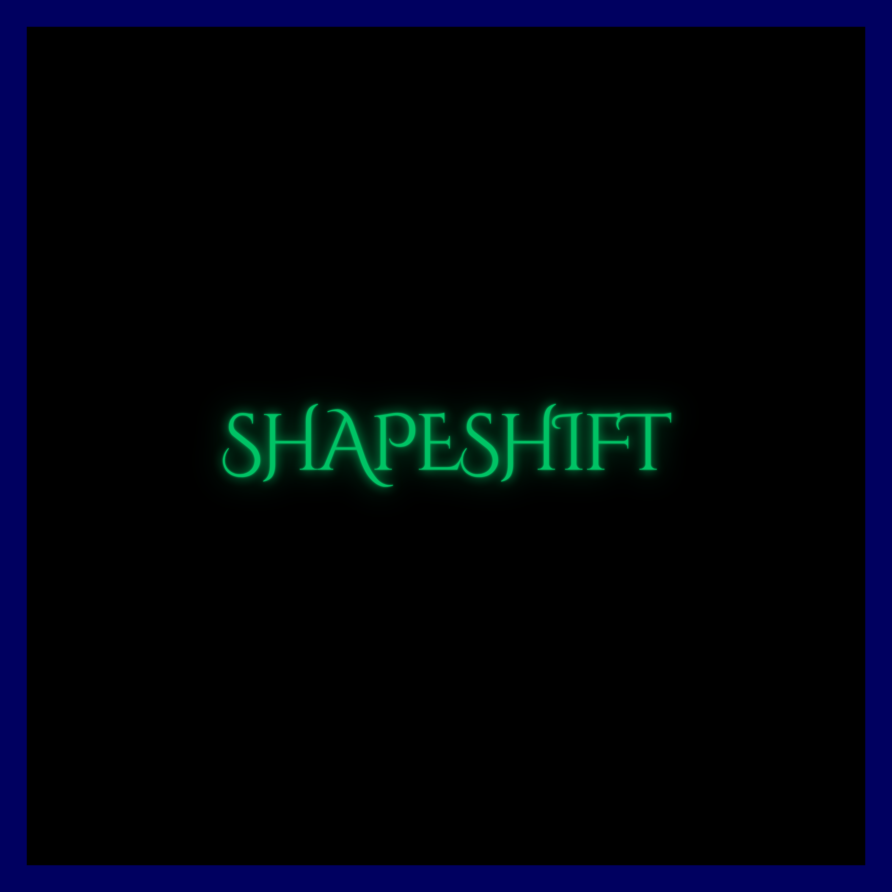 Shapeshift (slowed and reverb) artwork