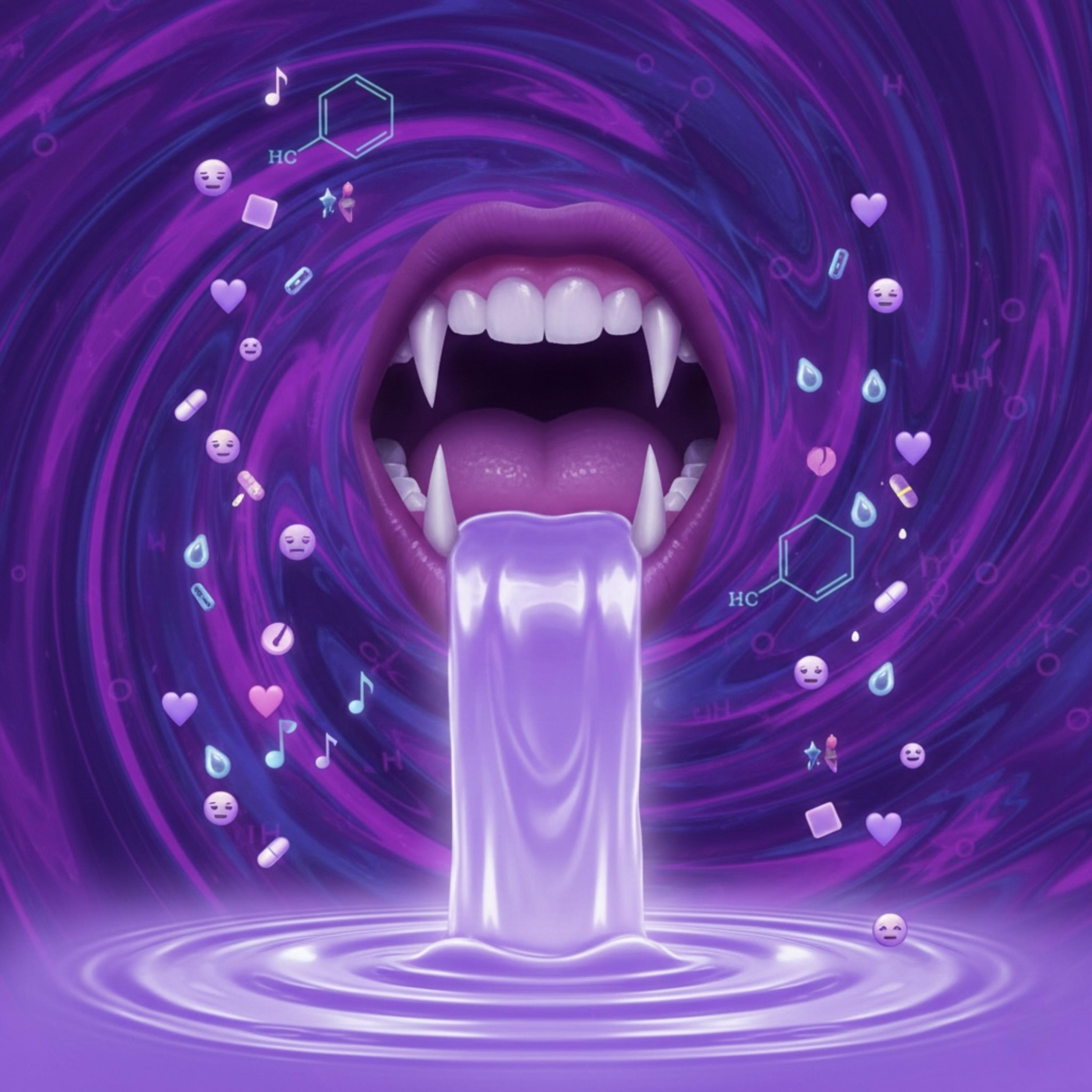 Purple artwork