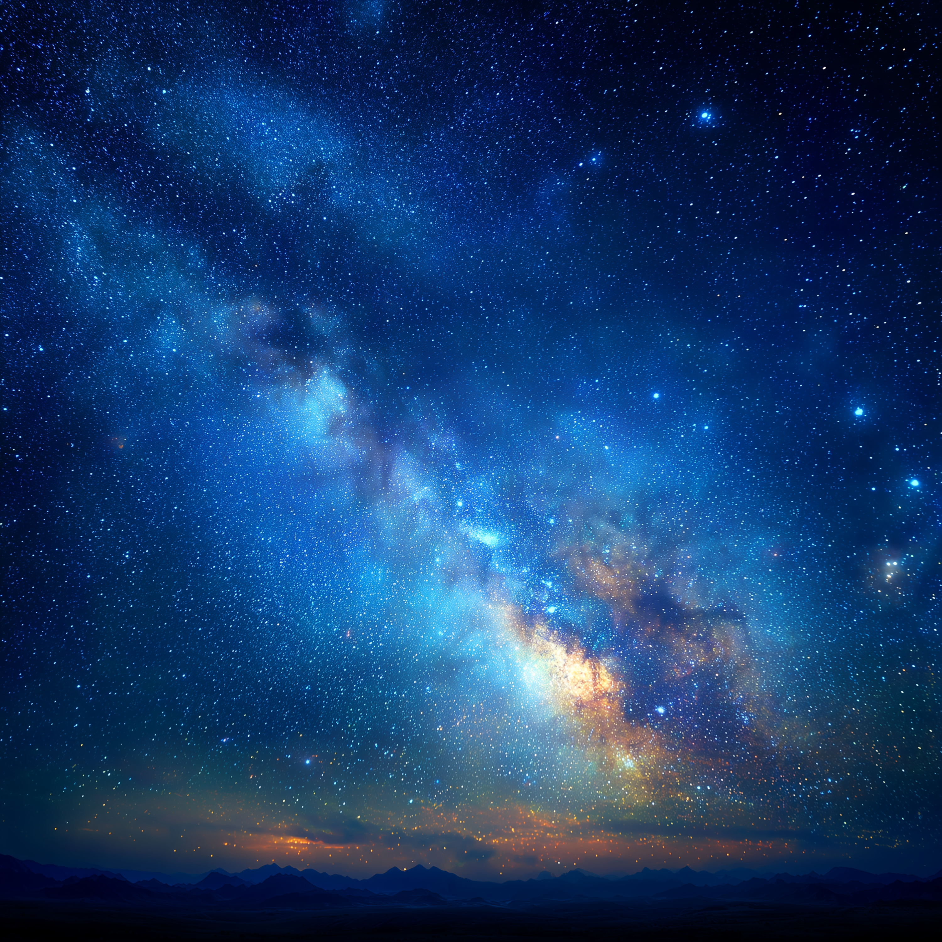 cluster of stars artwork