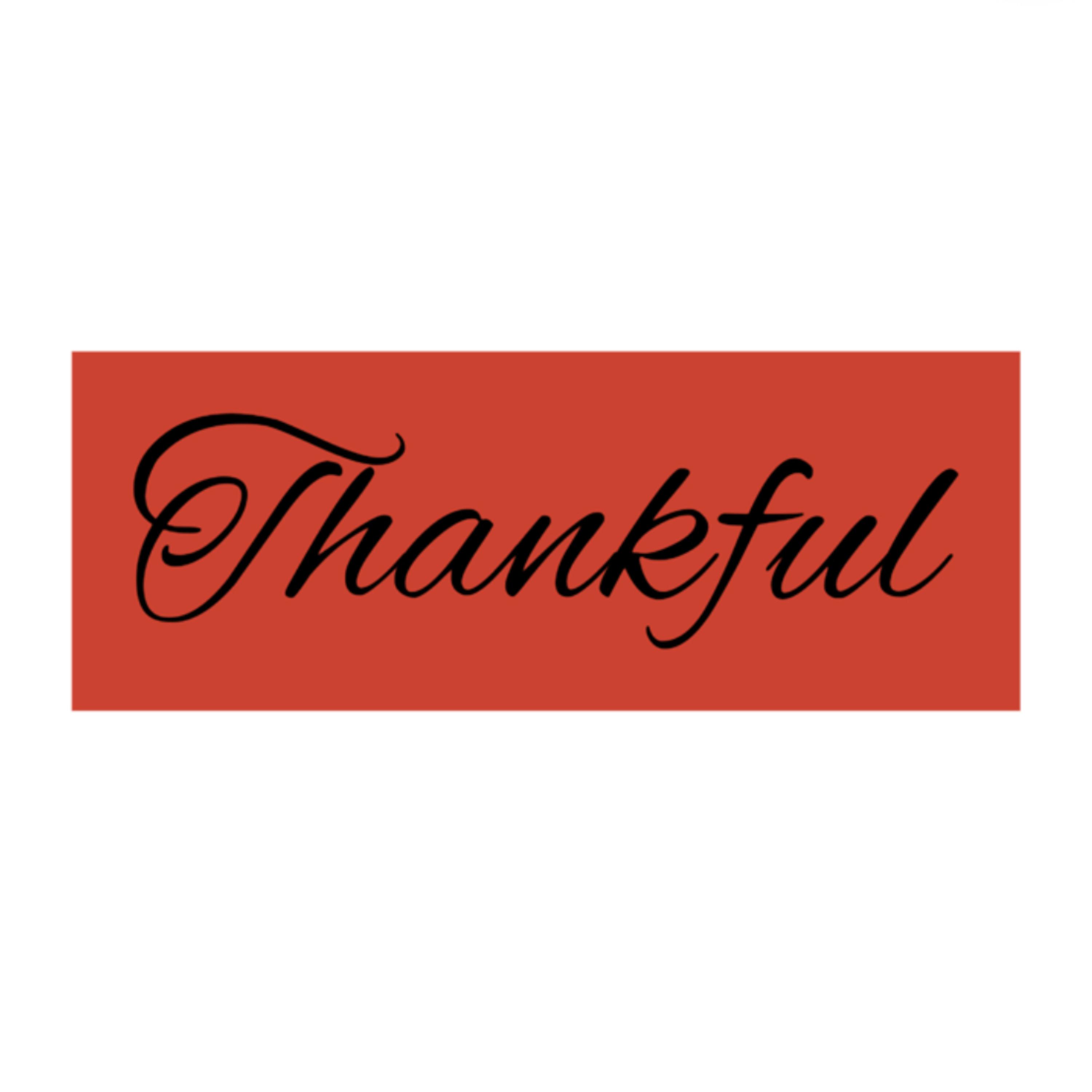 Thankful artwork