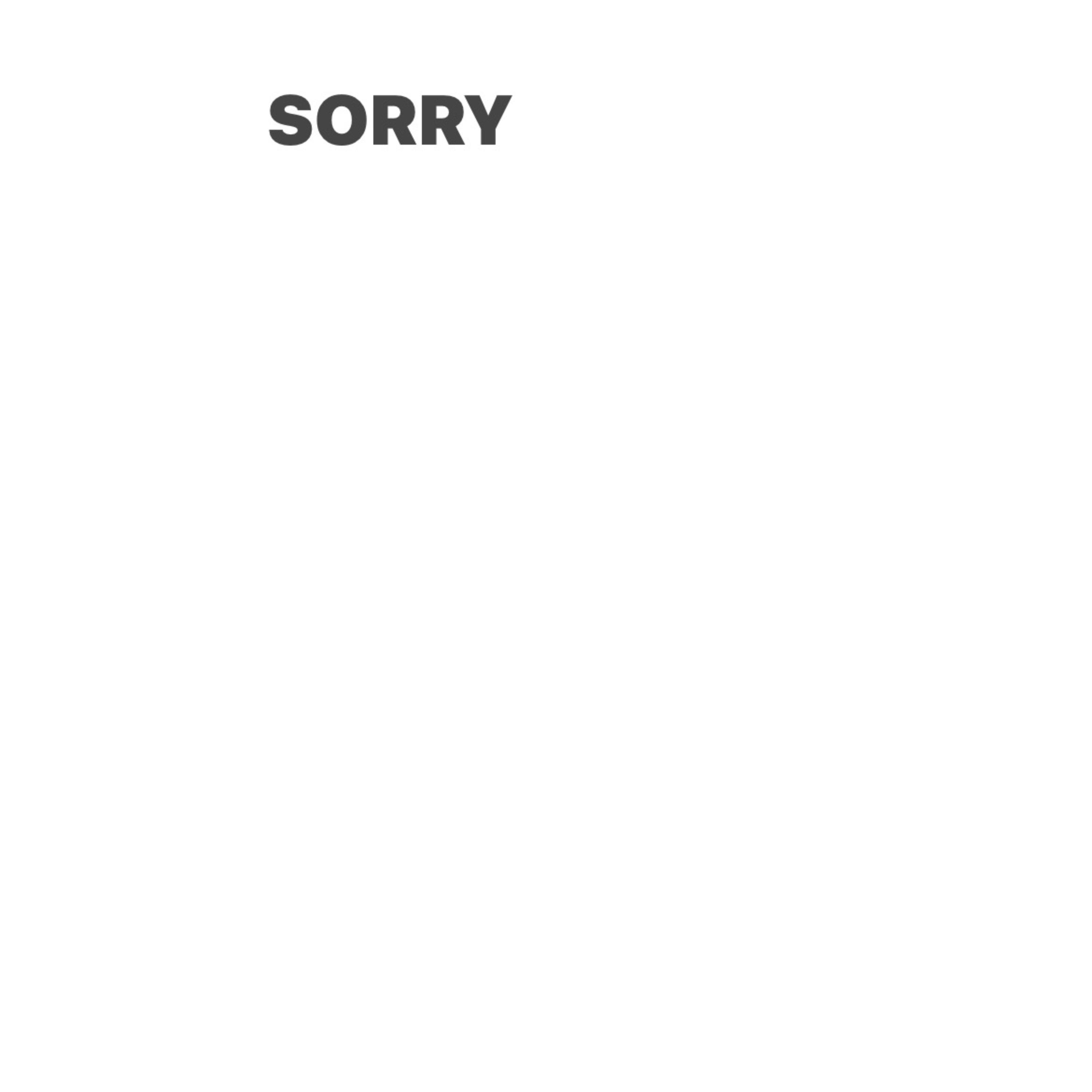 SORRY by BDKC cover art