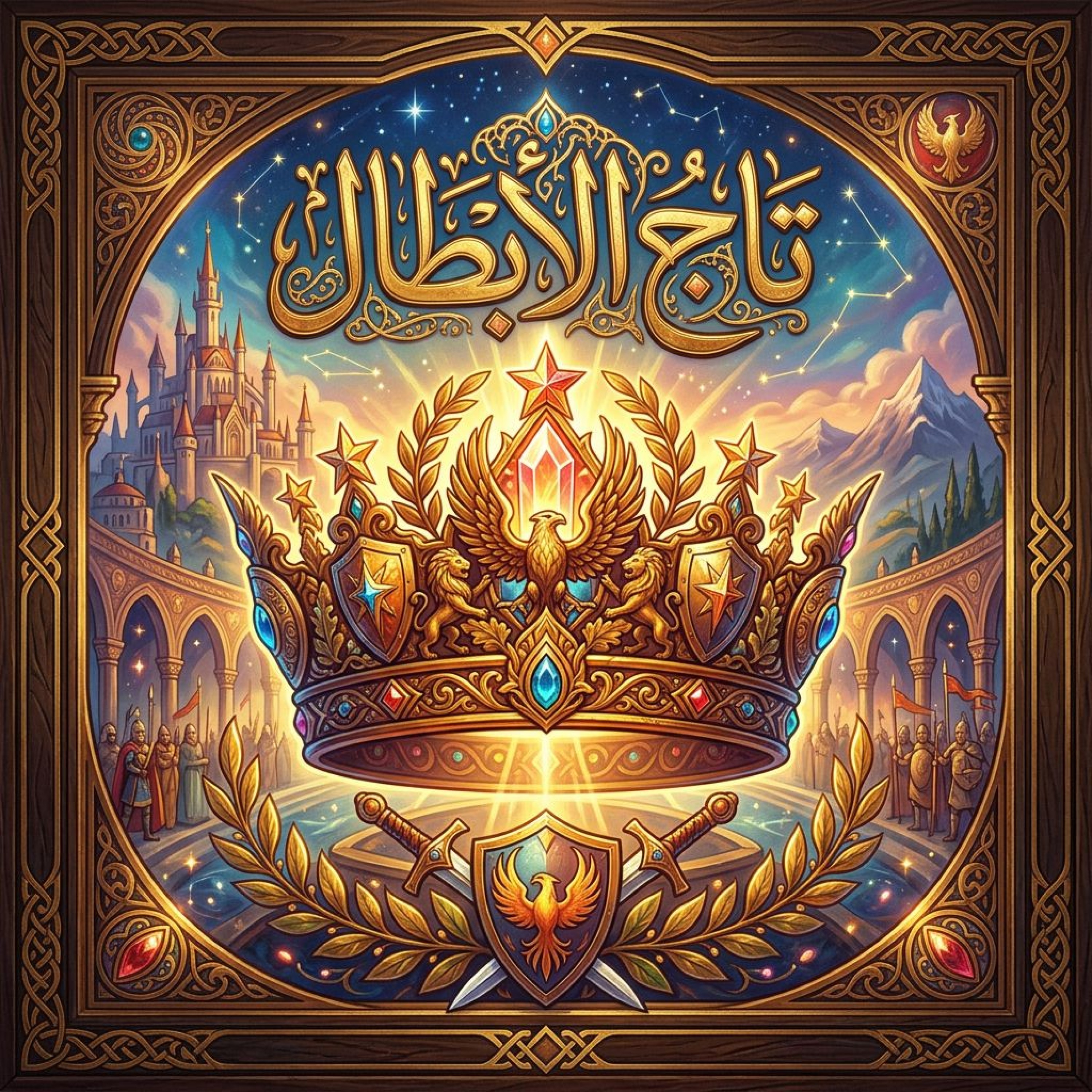 تاج الأبطال by Lunbi cover art