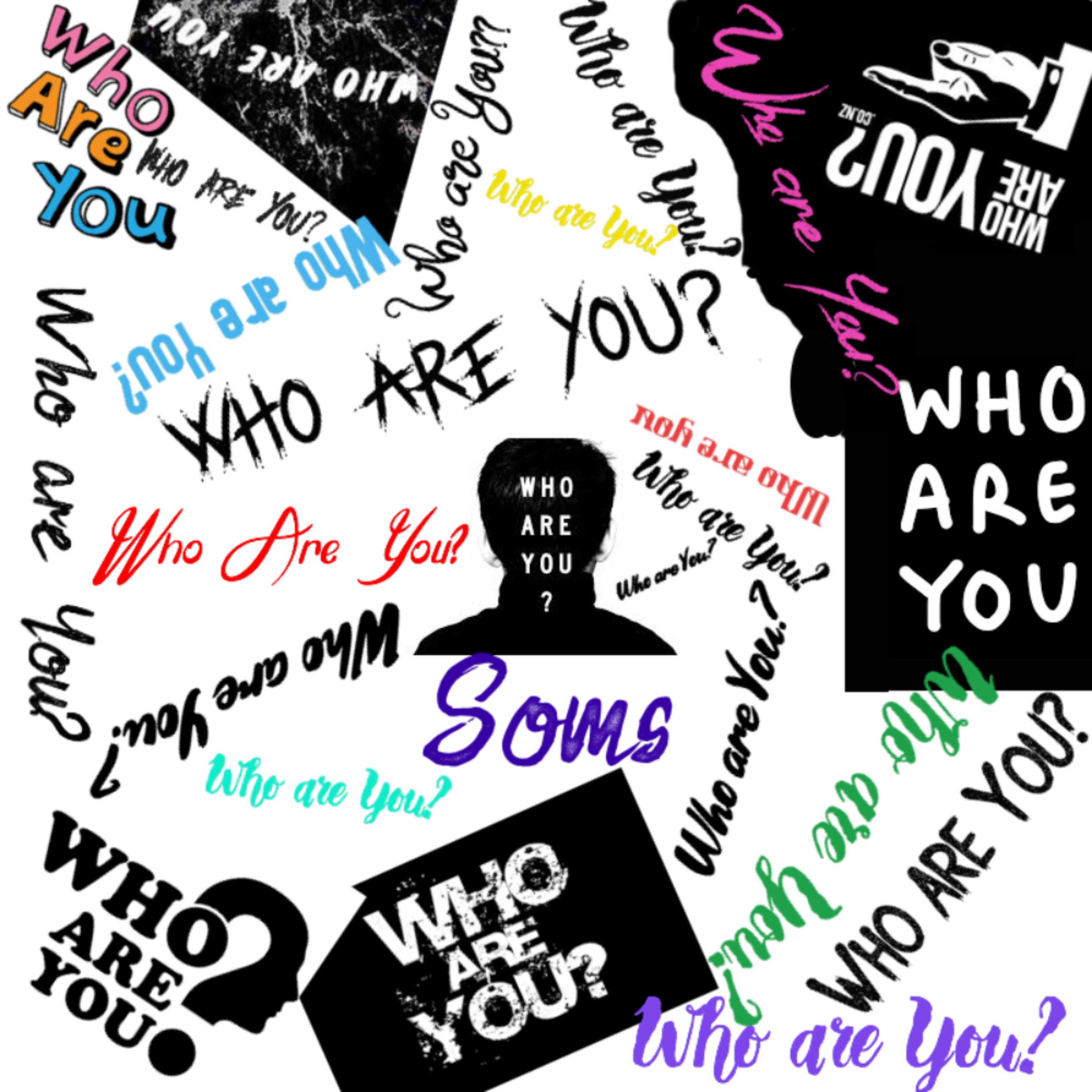 Who Are You? artwork