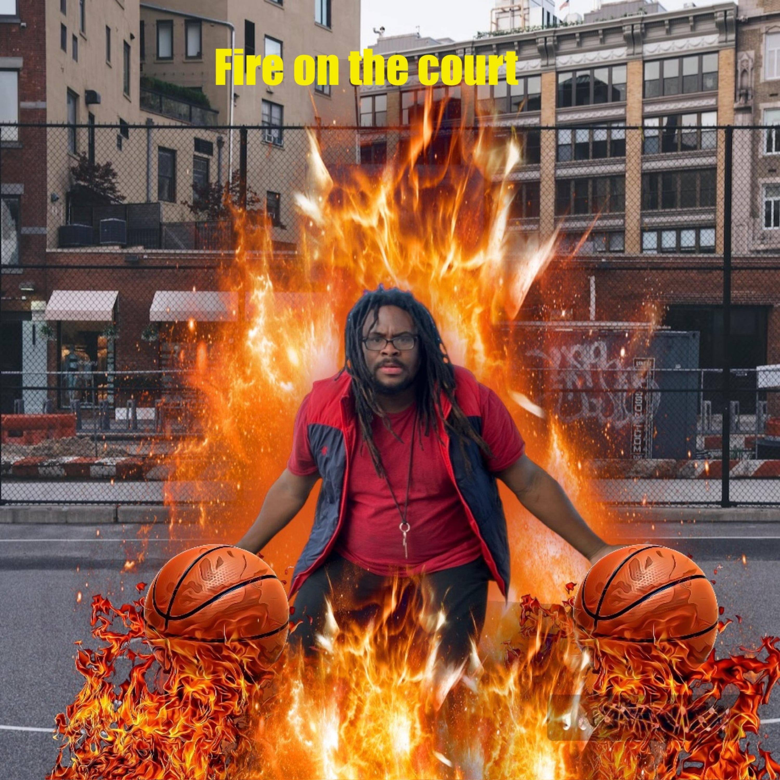 Fire On The Court artwork