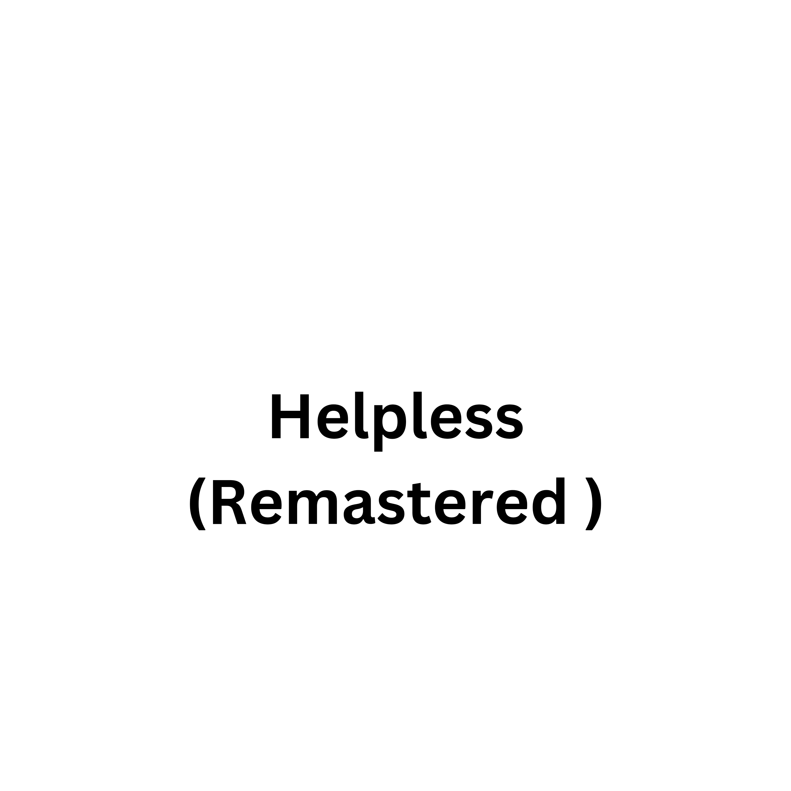 Helpless (Remastered) by Javon St. John cover art