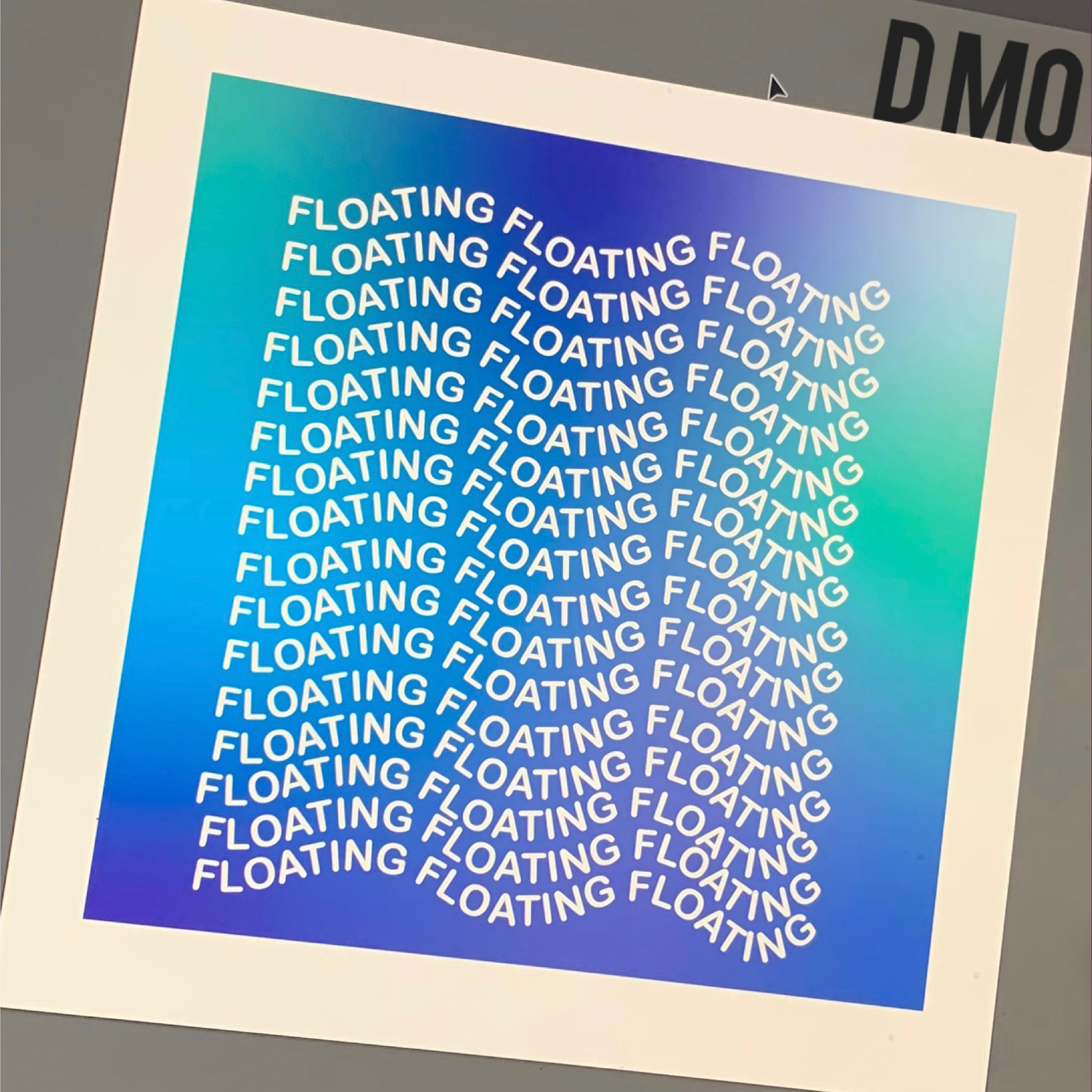 Floating artwork