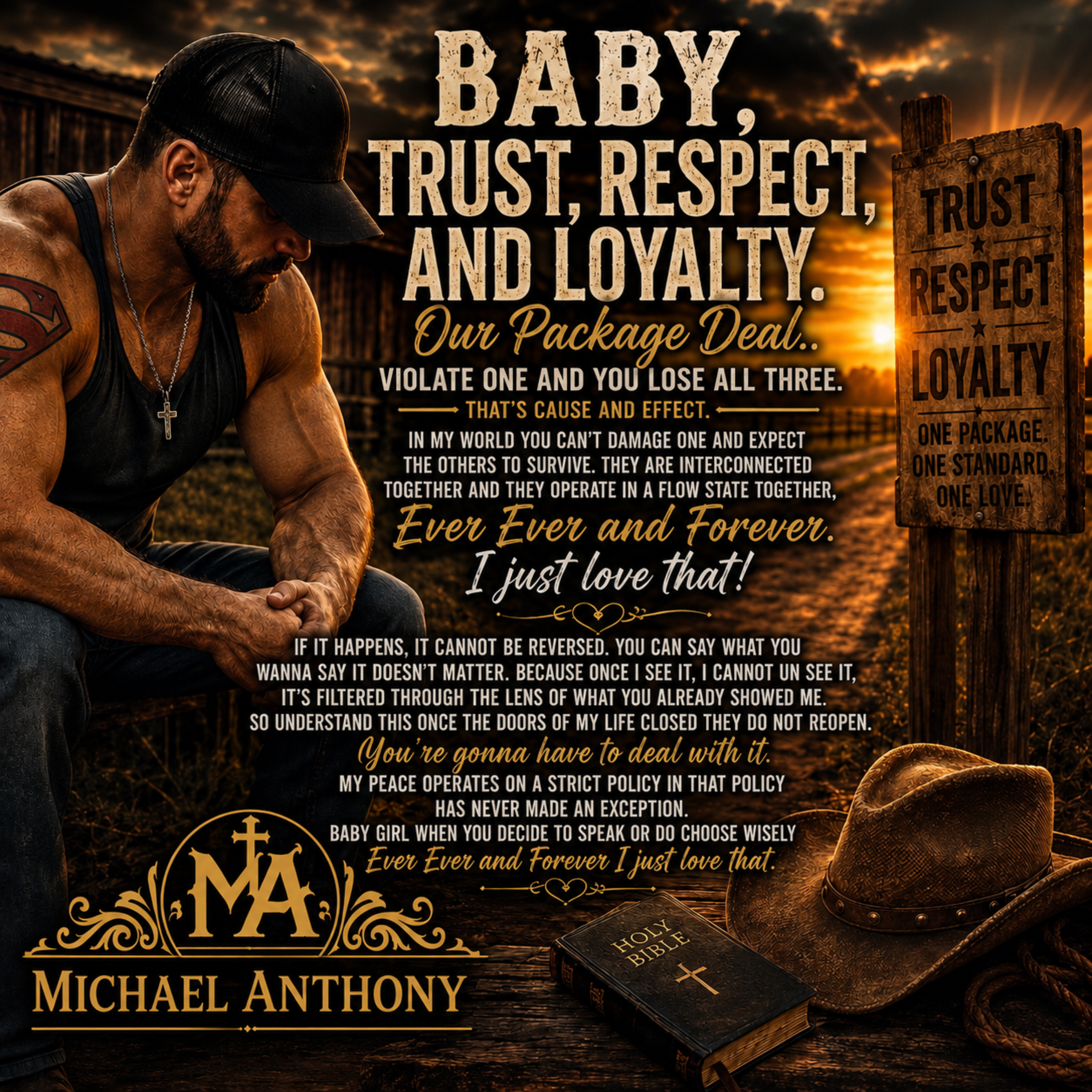 Baby, Trust, Respect And Loyalty ( Our Package Deal ) by Michael Anthony SupermanCountryboy cover art