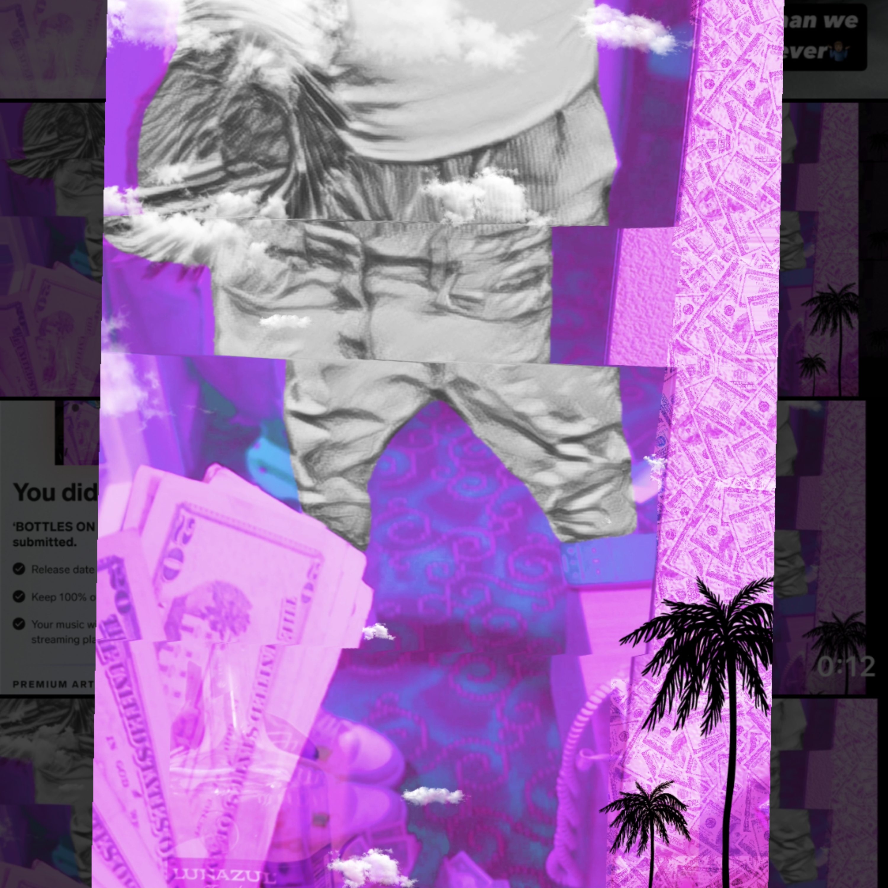 BOTTLES ON ME artwork