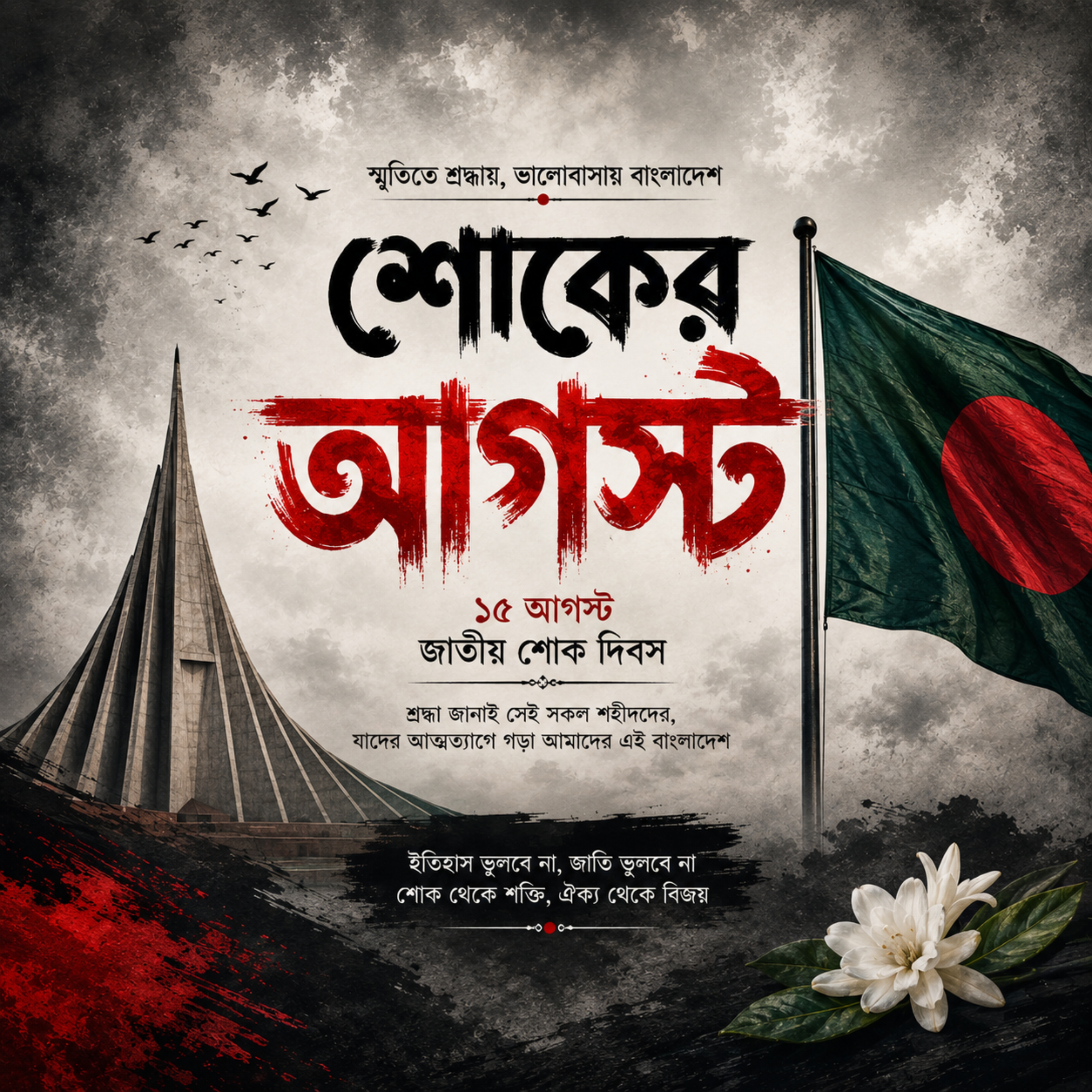 শোকের আগস্ট by Tanjid Bhuiyan cover art