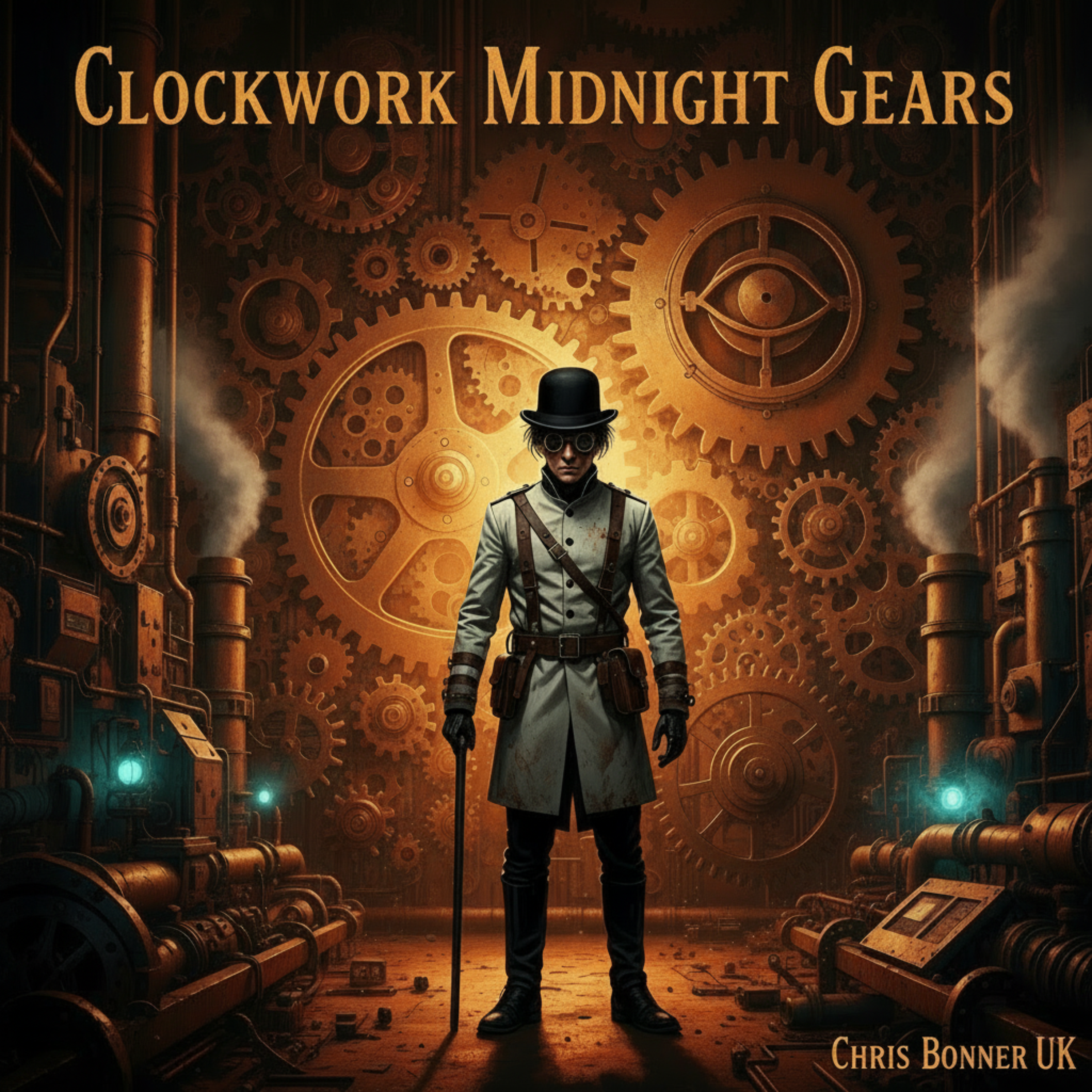 Clockwork Midnight Gears by Chris Bonner UK cover art