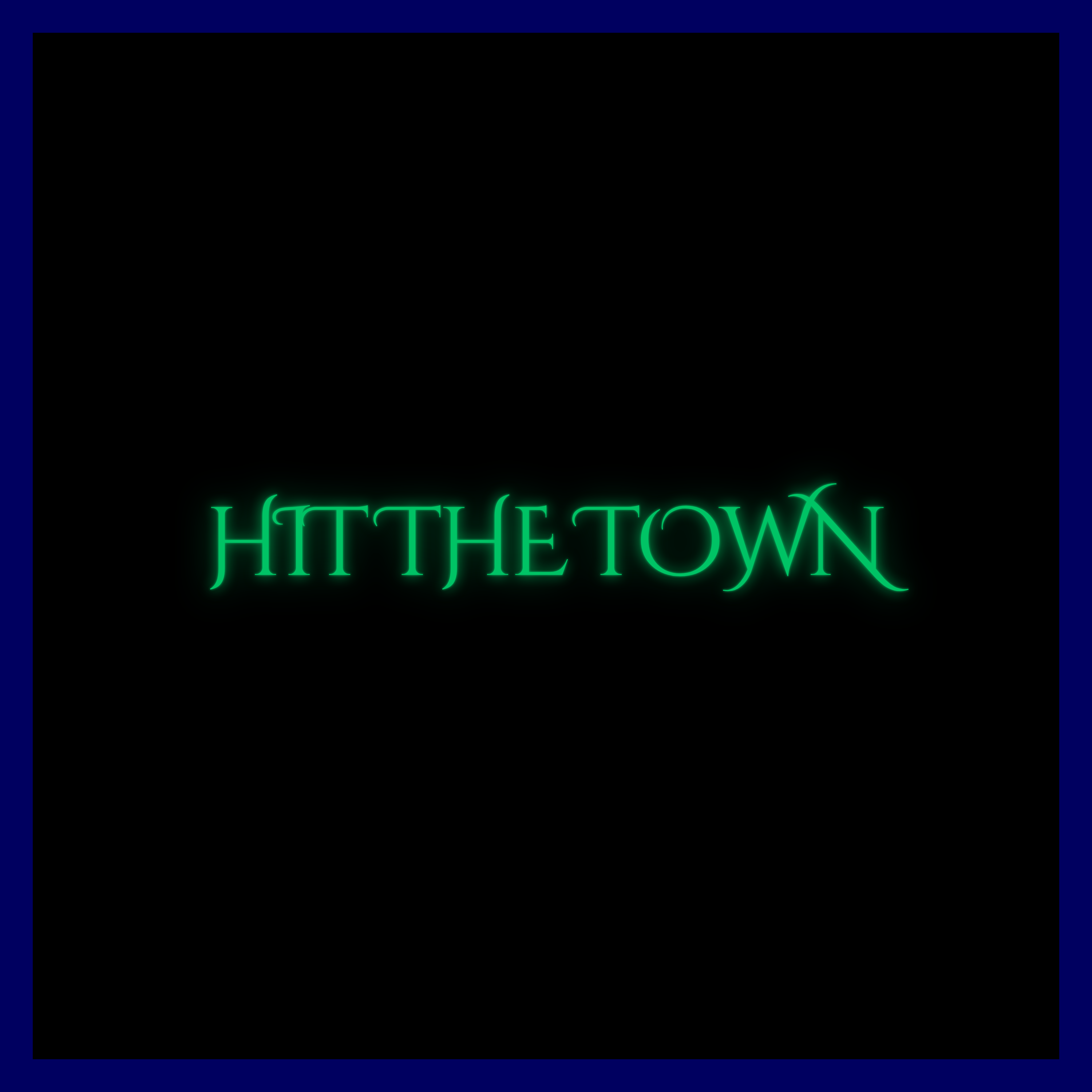 Hit the town (slowed and reverb) artwork