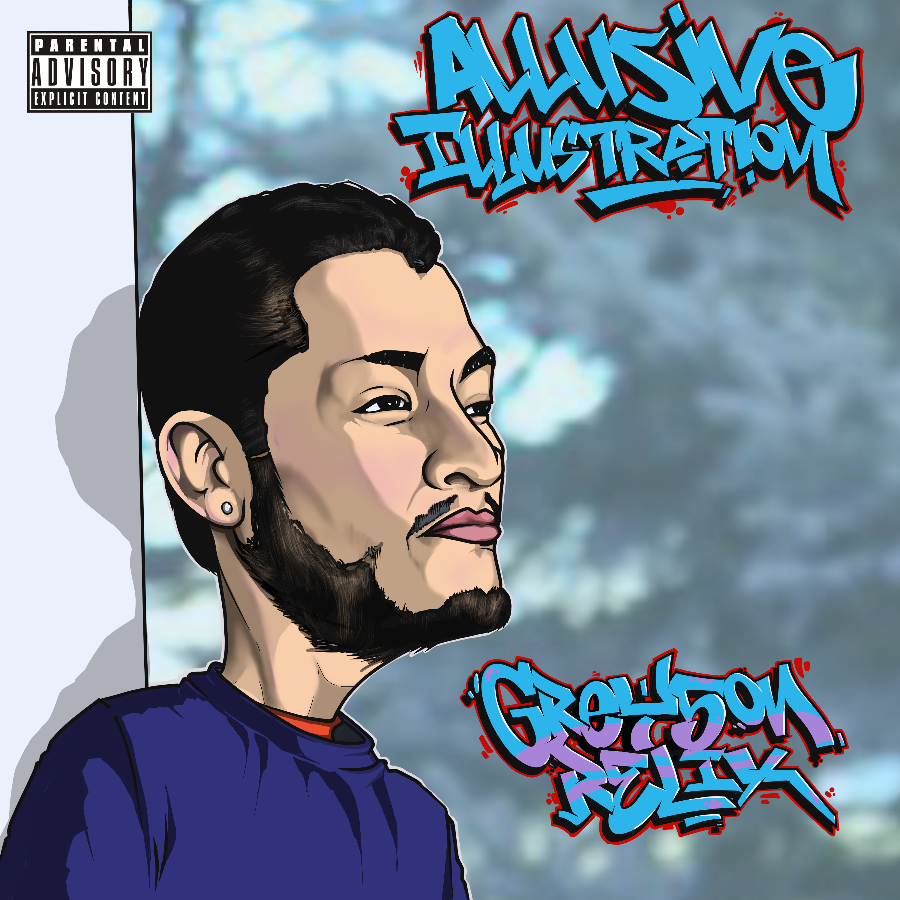 Allusive illustration by Greyson Relix cover art