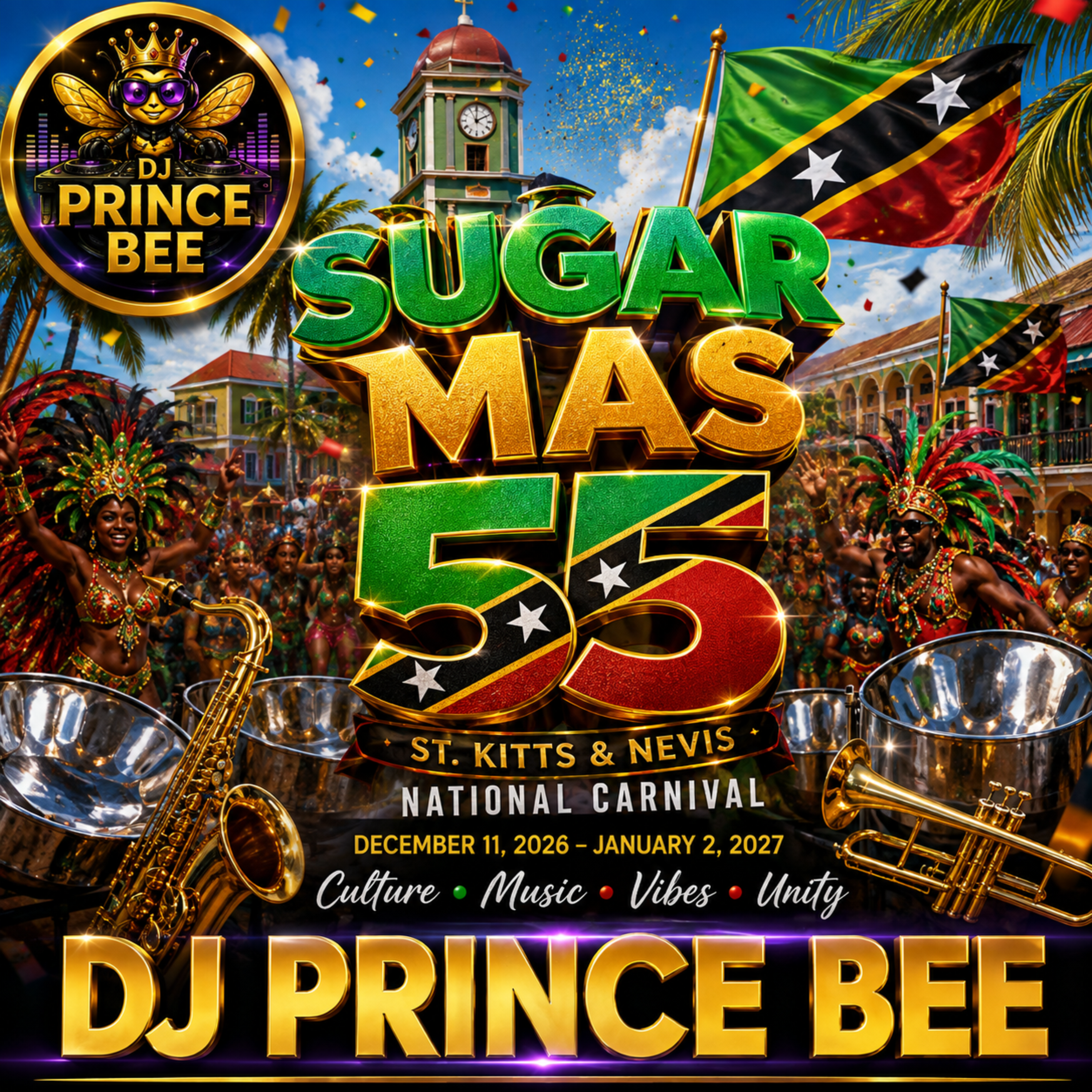 Sugar Mas 55 by DJ PRINCE BEE cover art