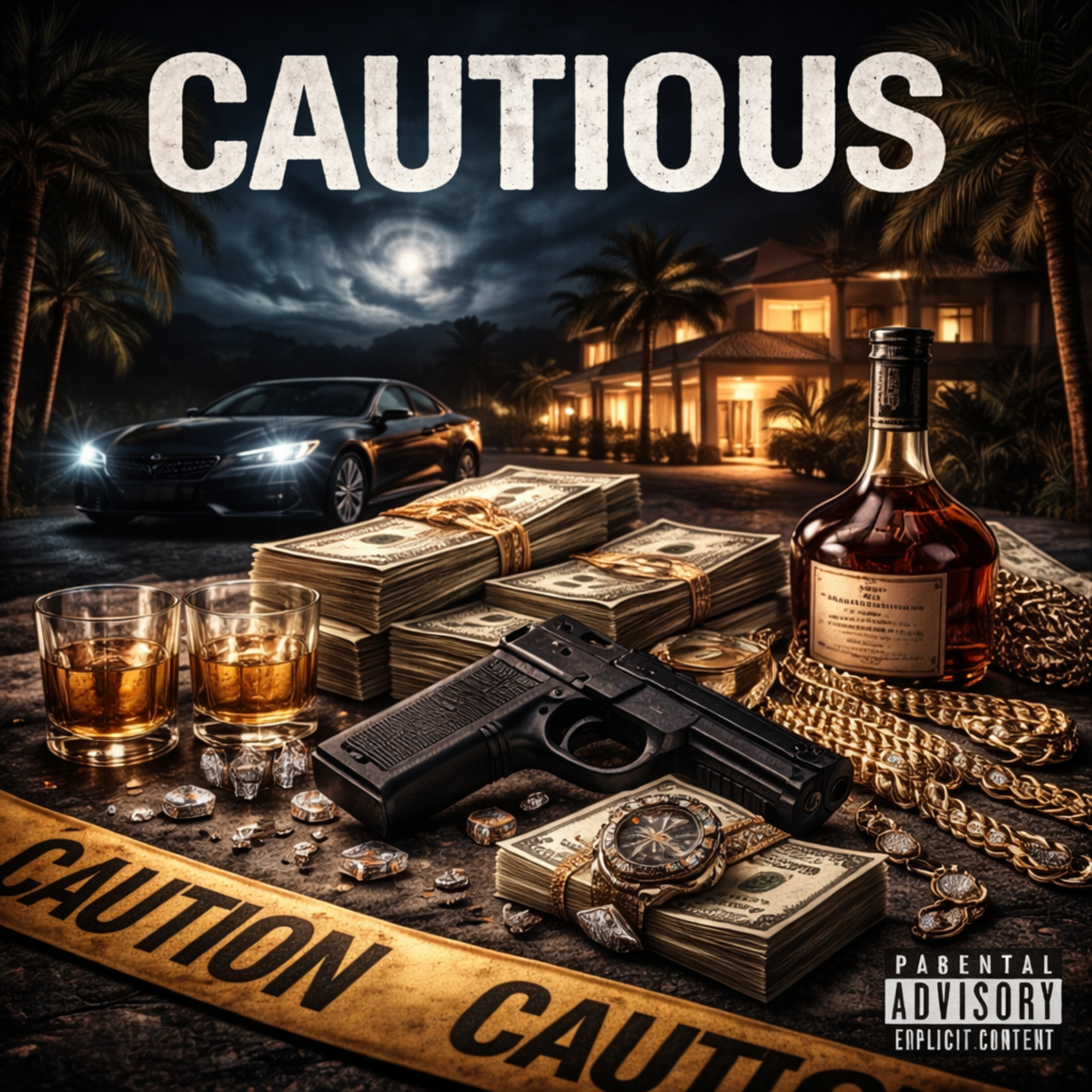 Cautious artwork
