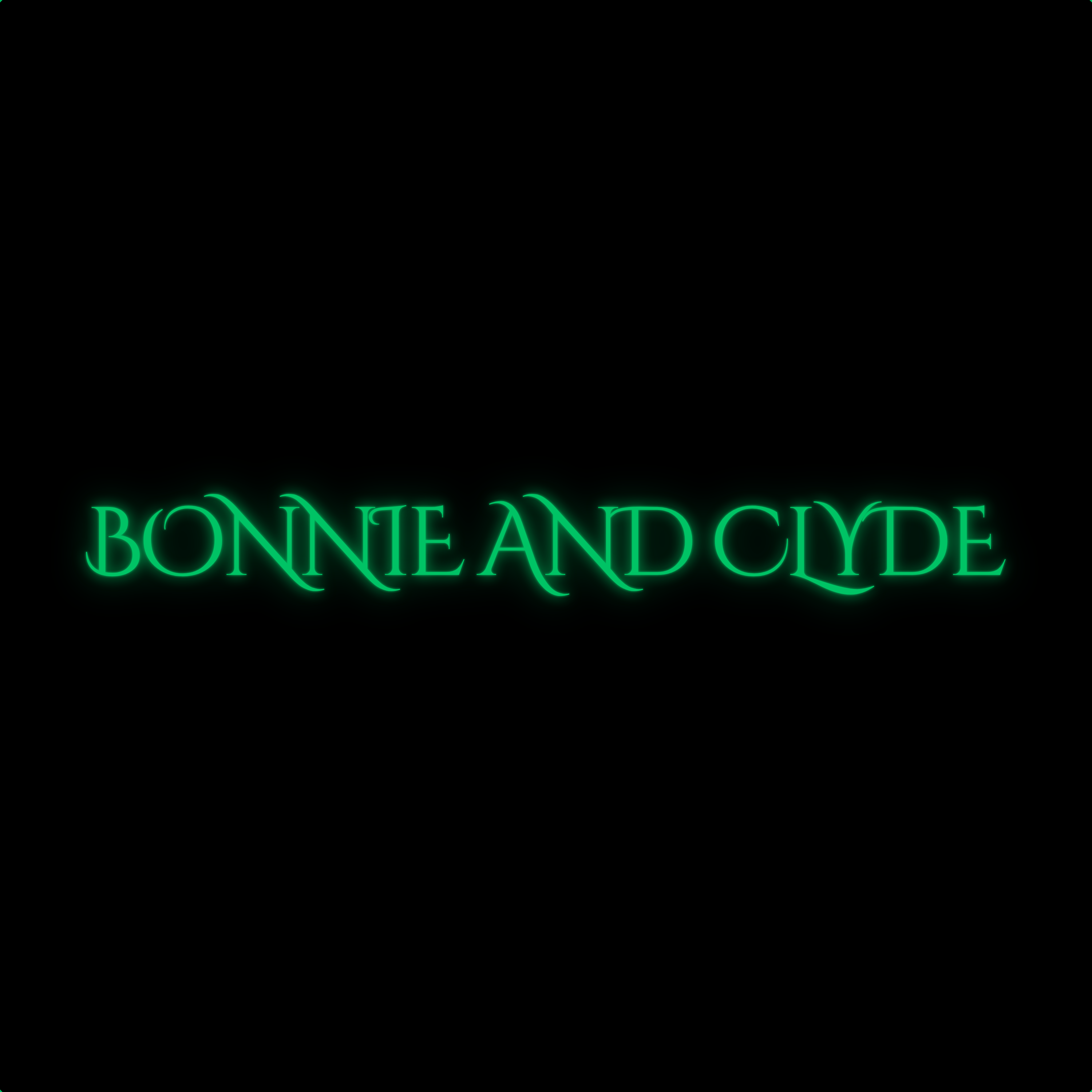 Bonnie and clyde artwork