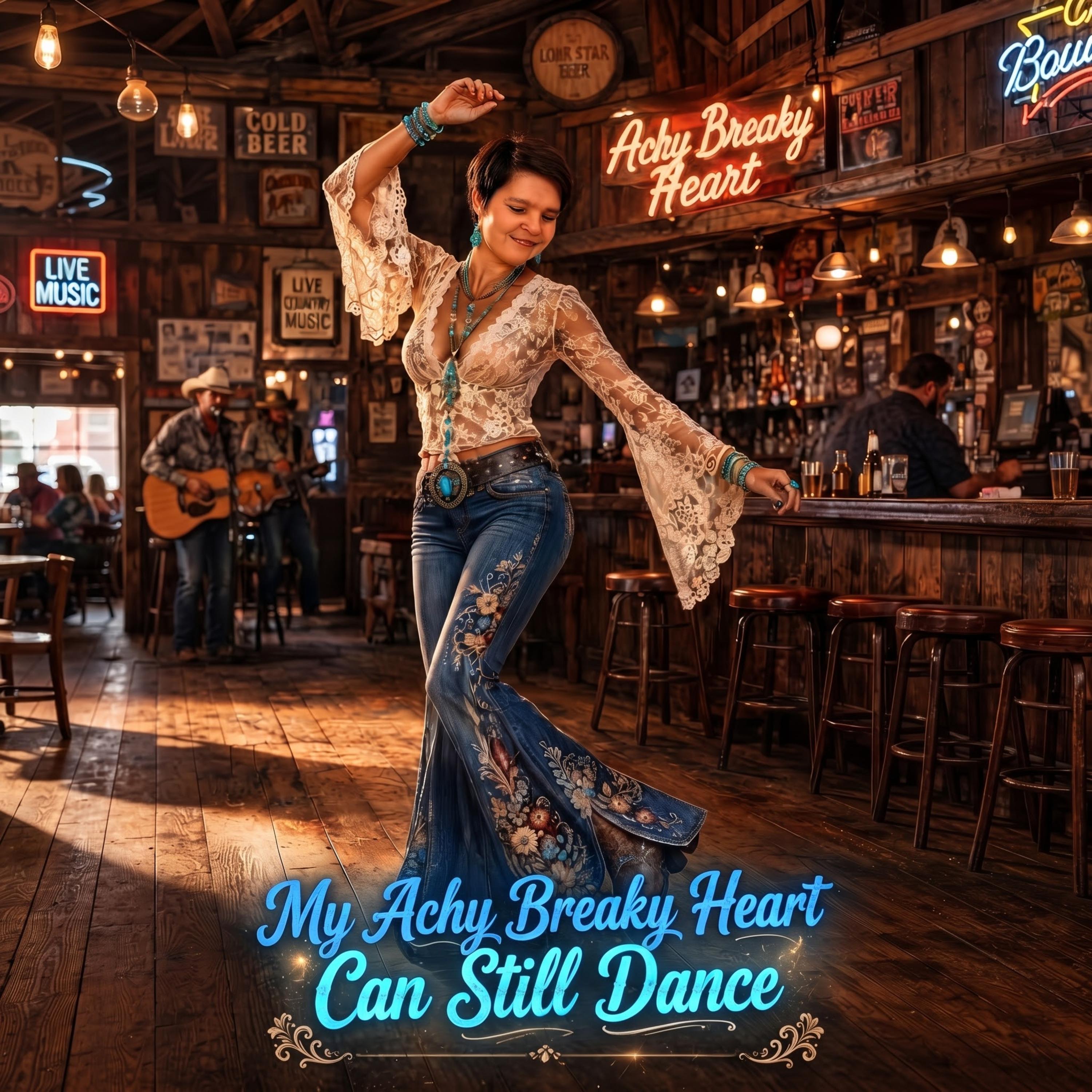 My Achy Breaky Heart Can Still Dance by glow flower cover art