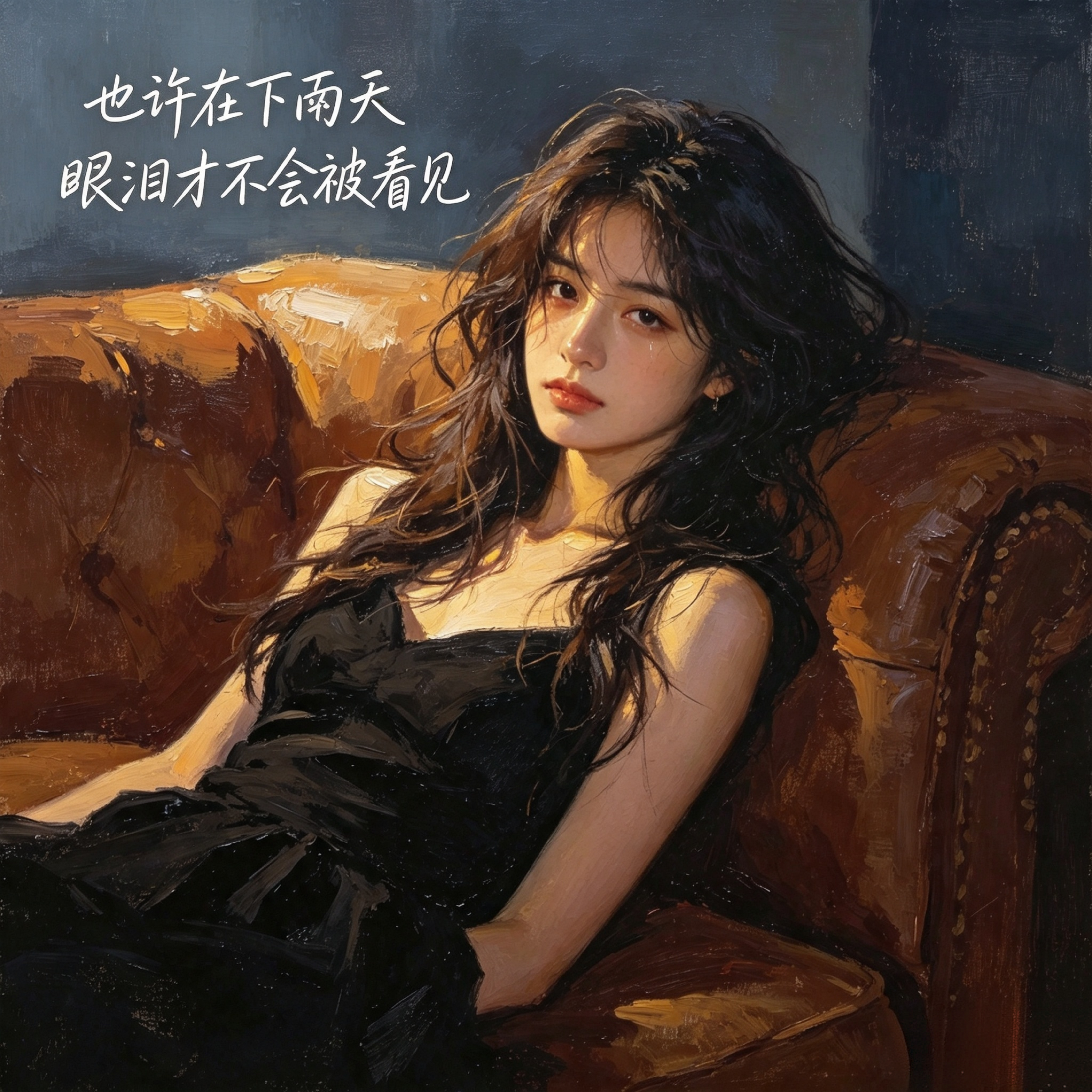 也许在下雨天 眼泪才不被看见 by 顾秋怡 cover art