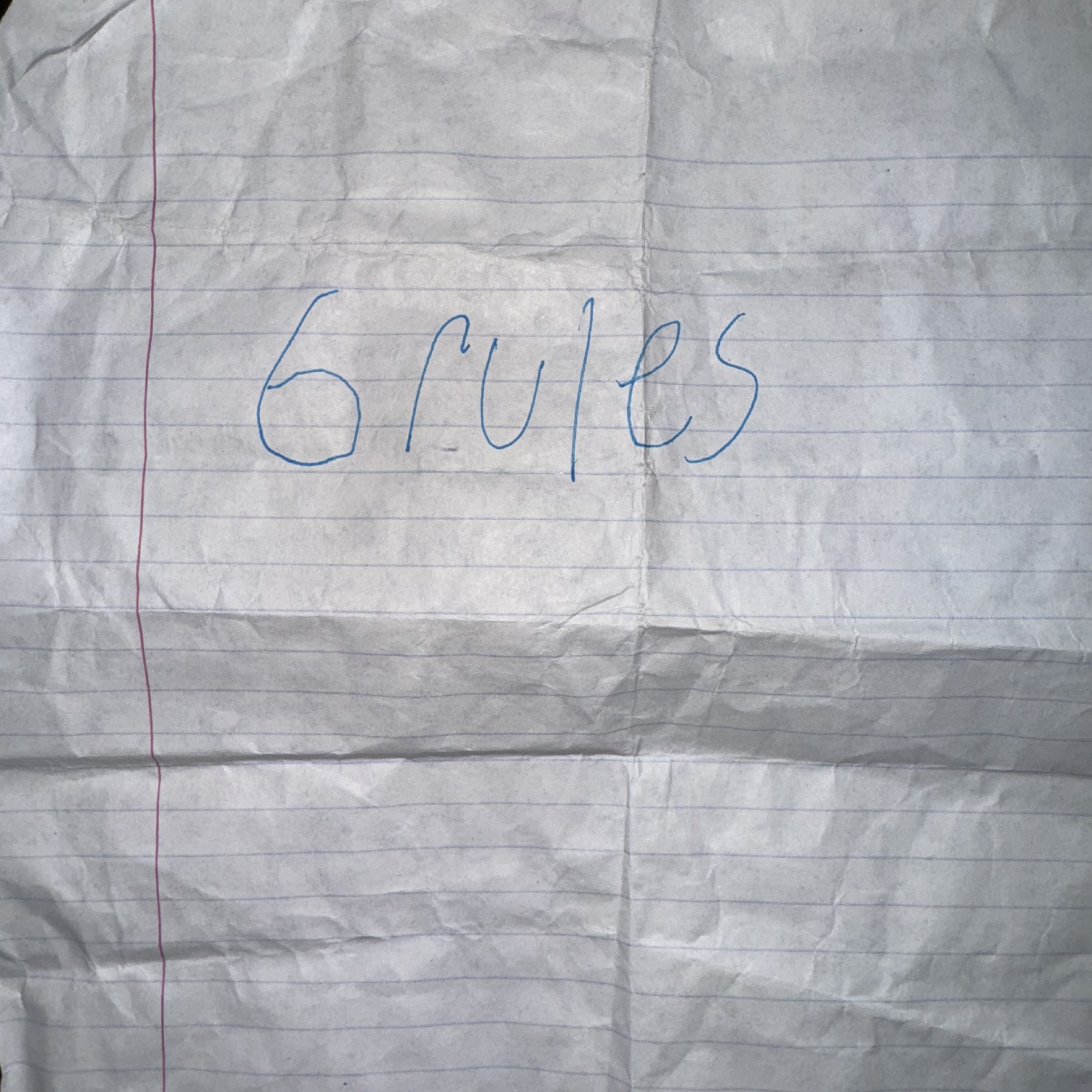 6 Rules artwork
