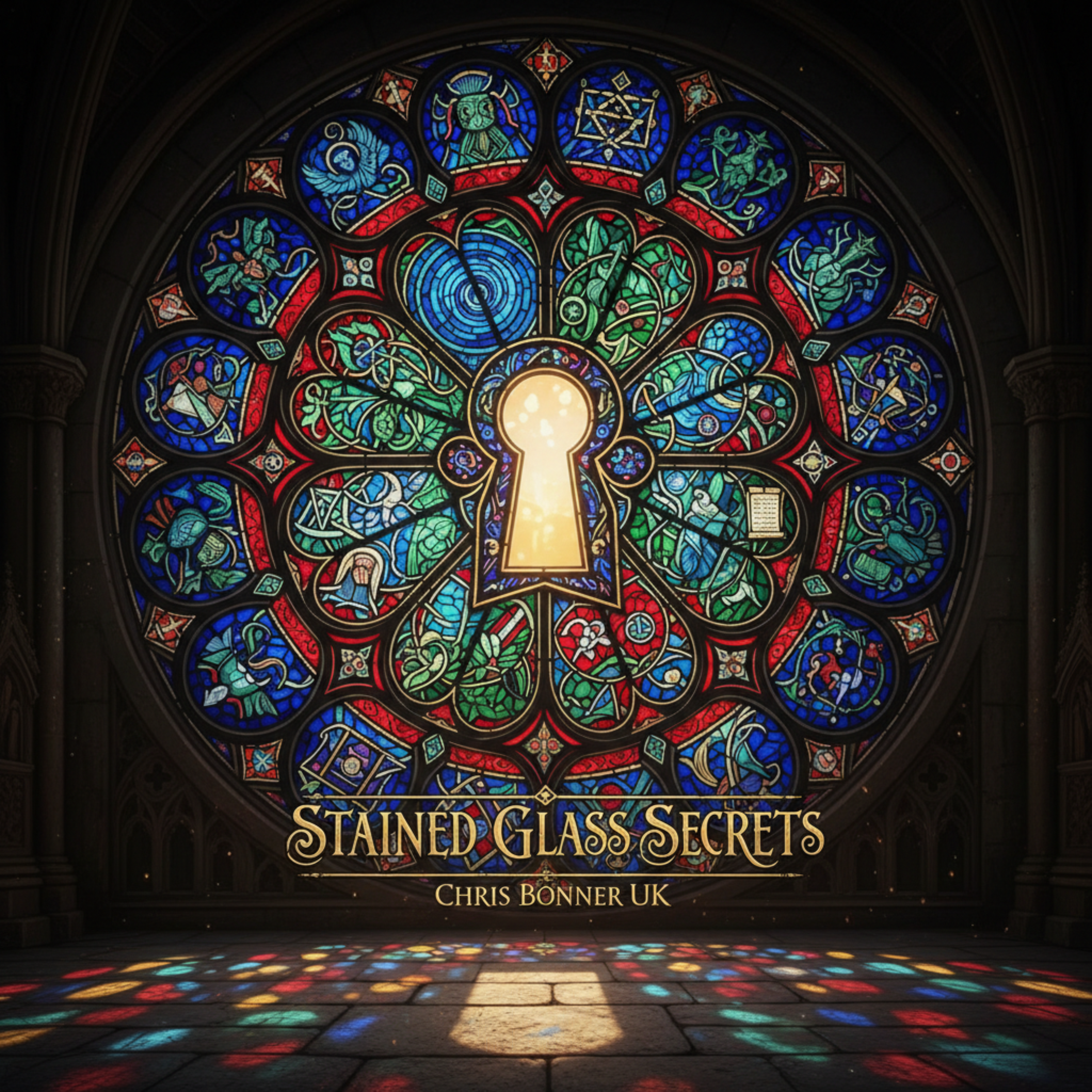 Stained Glass Secrets by Chris Bonner UK cover art