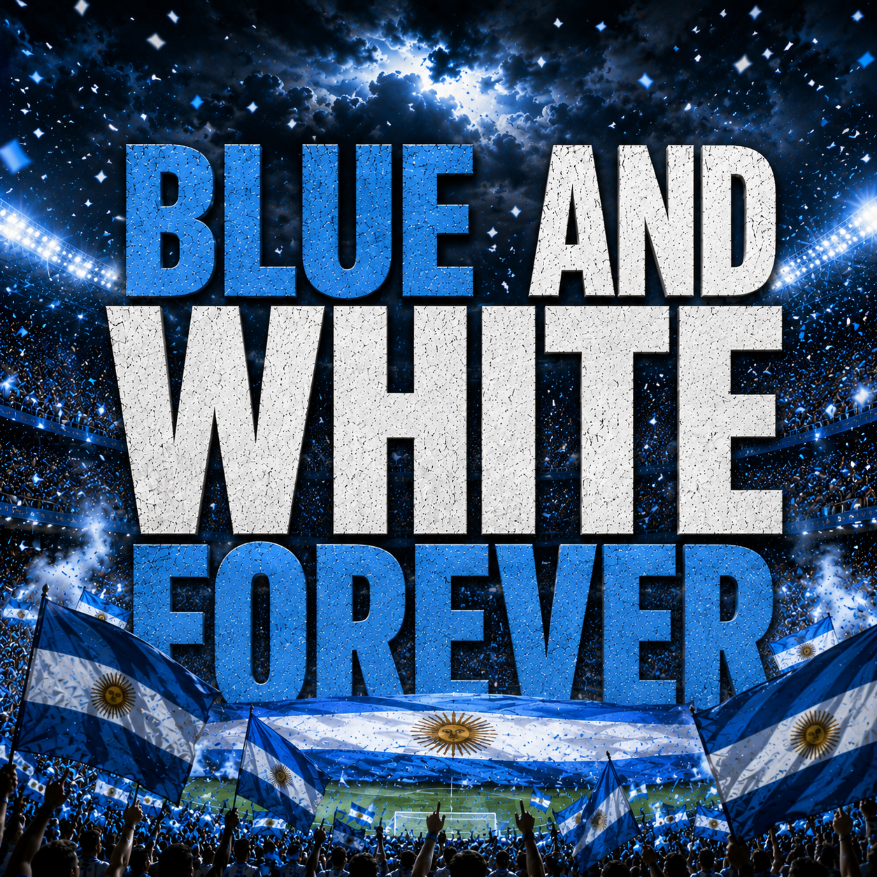 Blue and White Forever by Anonna Zara cover art