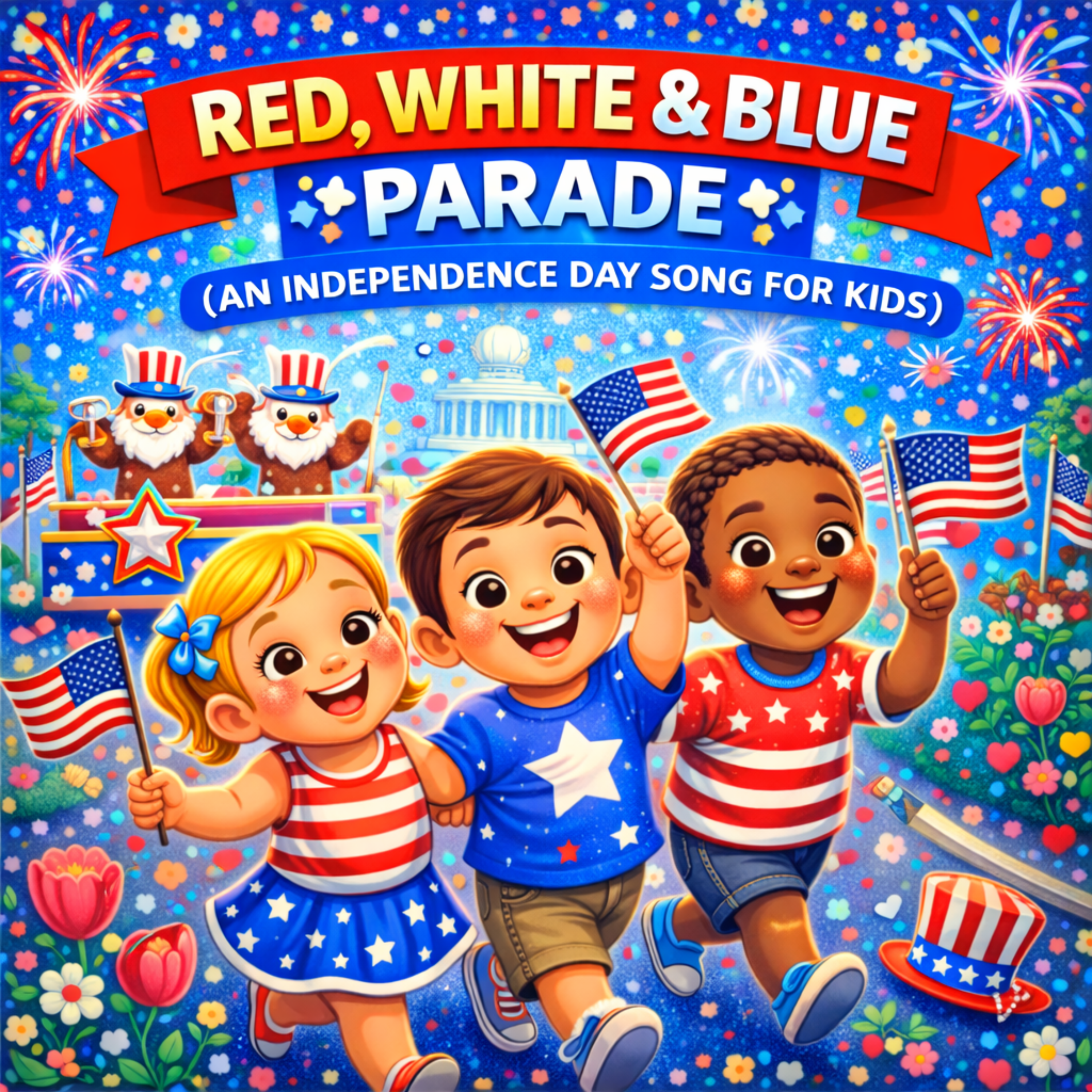 Red, White & Blue Parade artwork