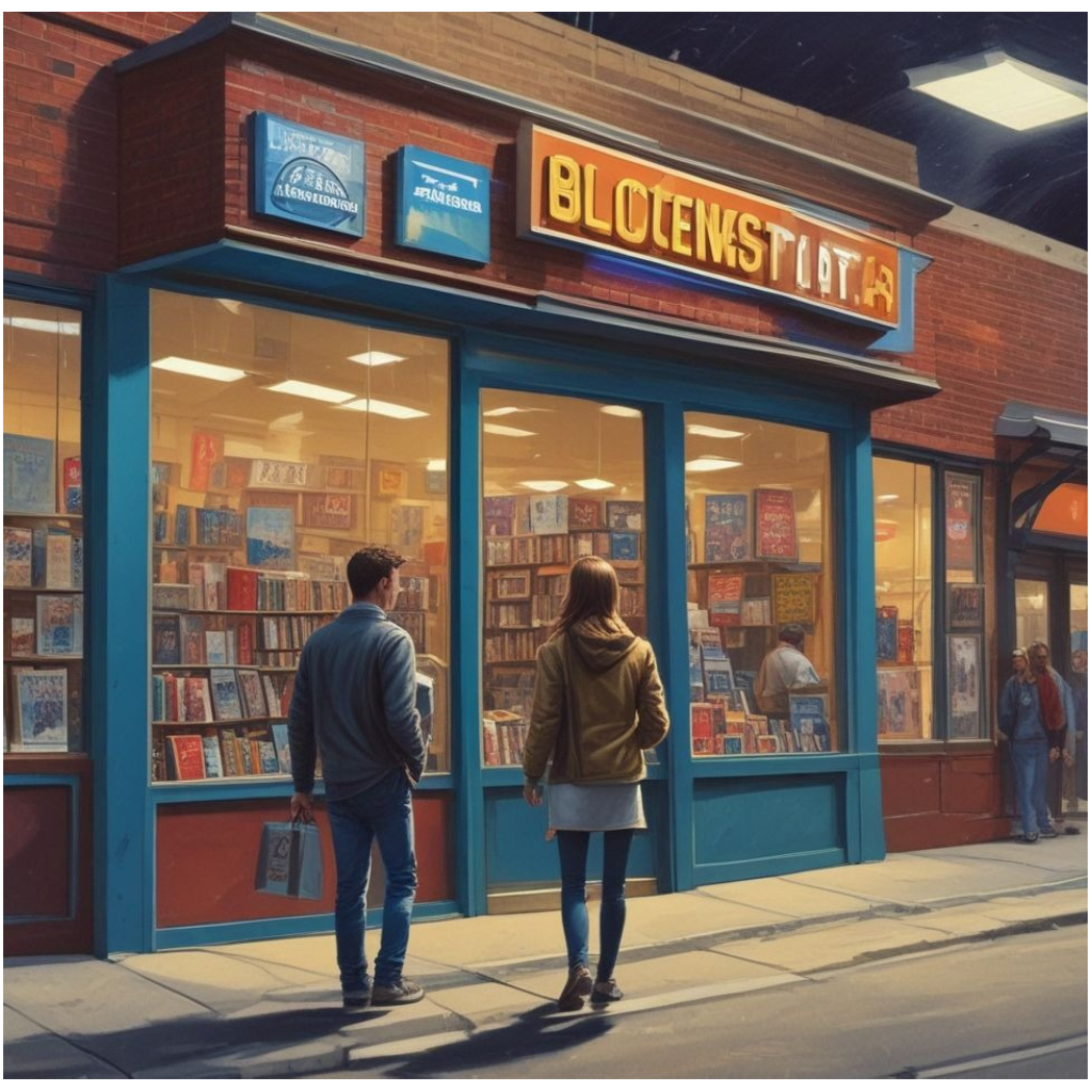 Y2KBLOCKBUSTERLOVESTORY artwork