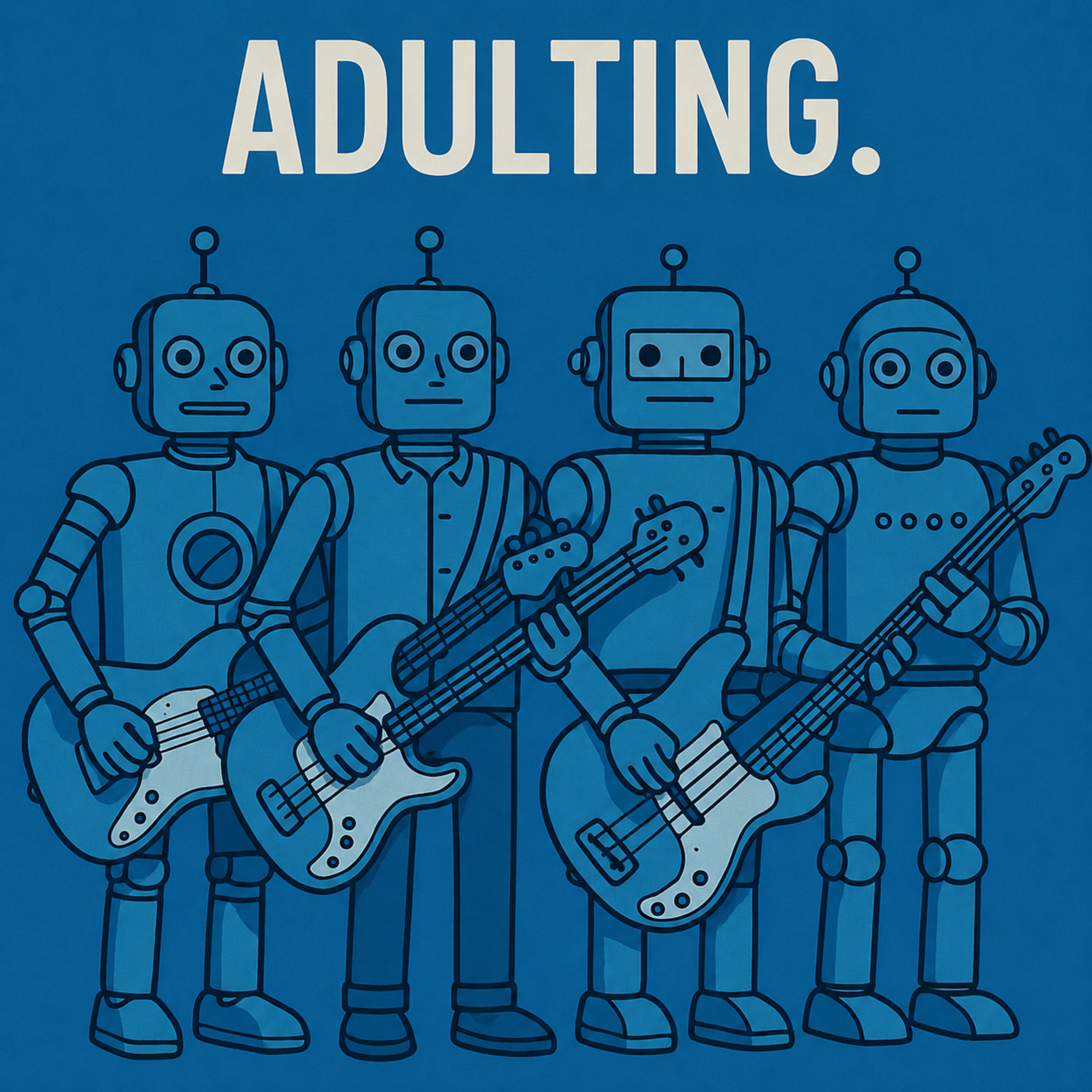 Adulting by Bots with guitars cover art