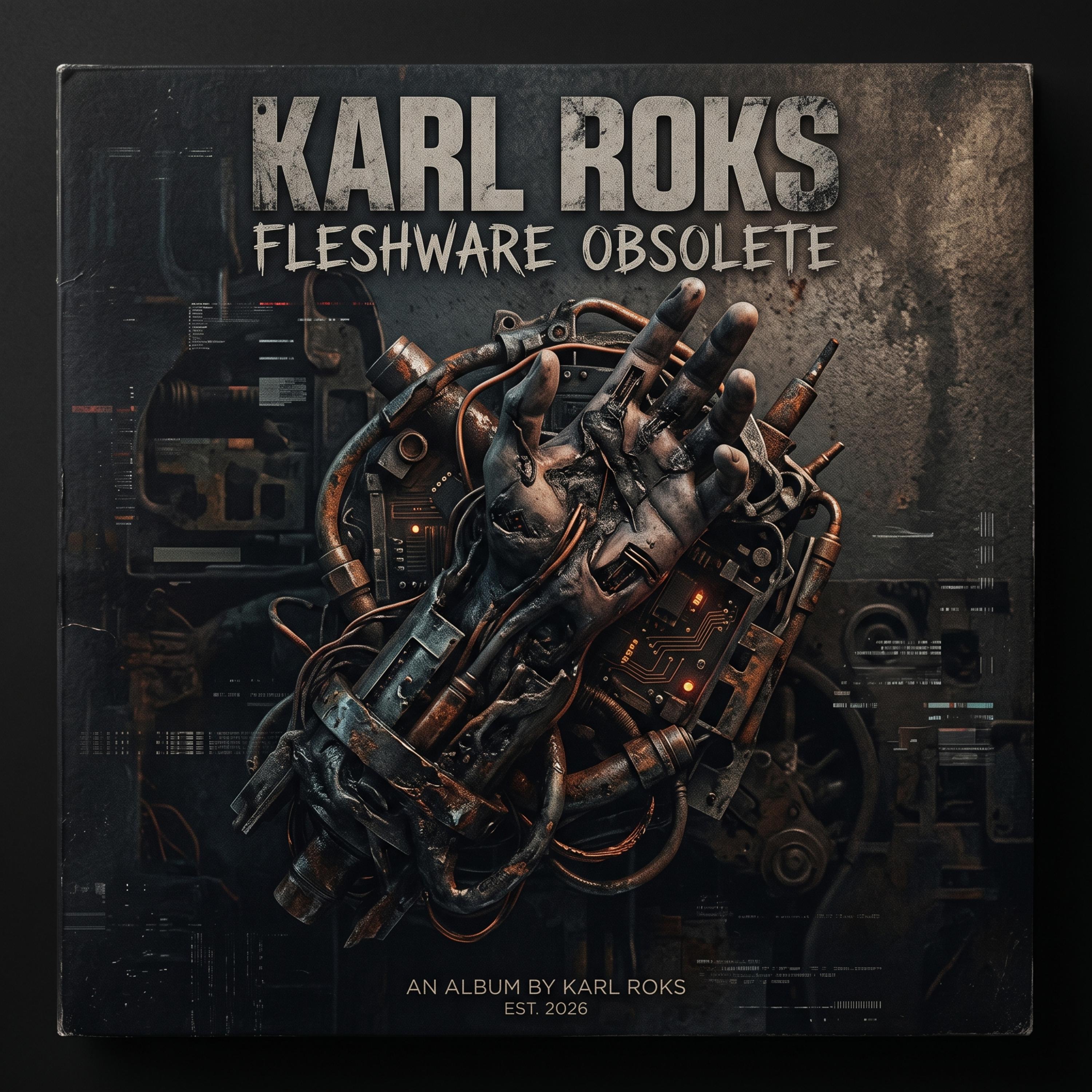 FLESHWARE OBSOLETE by Karl Roks cover art