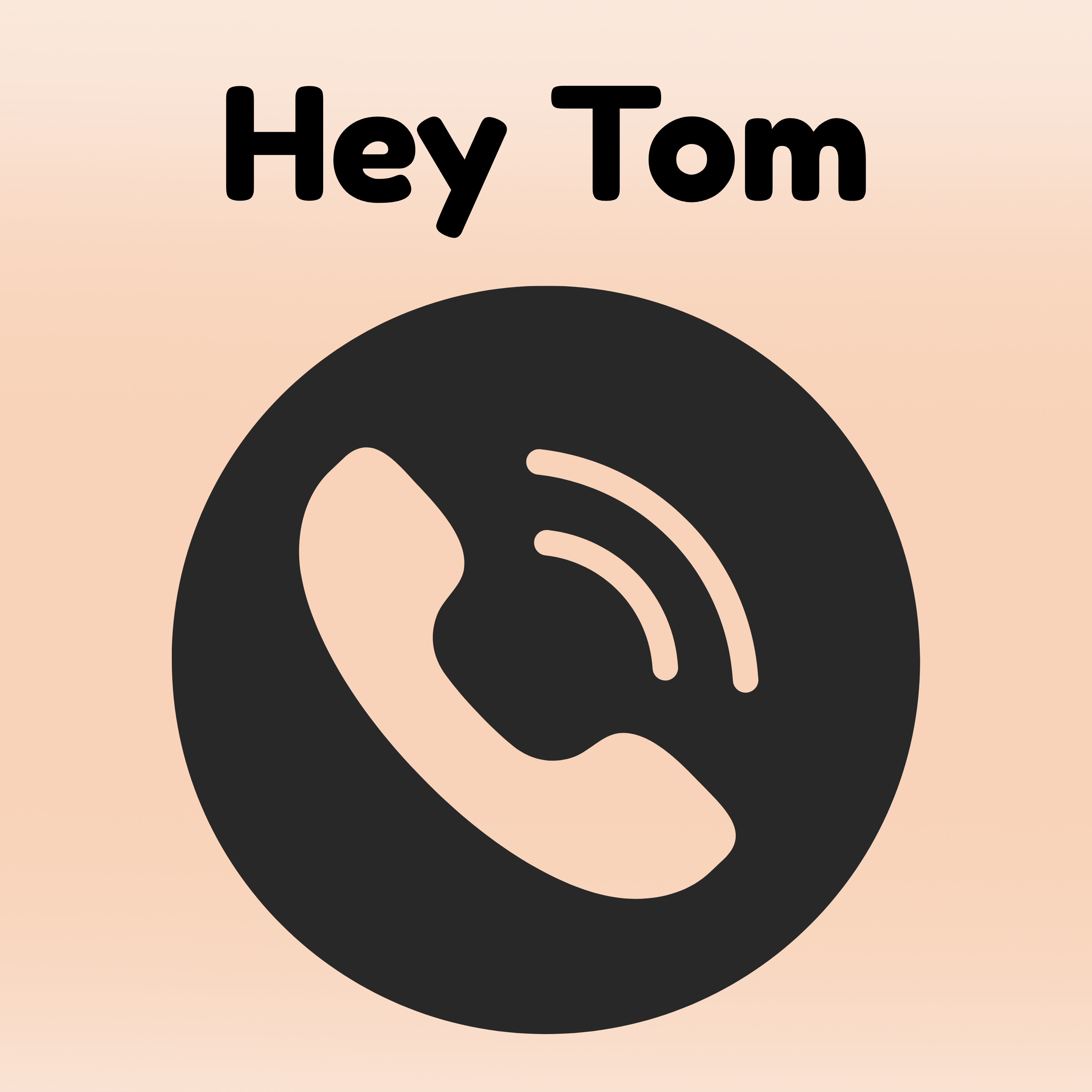 Hey Tom artwork