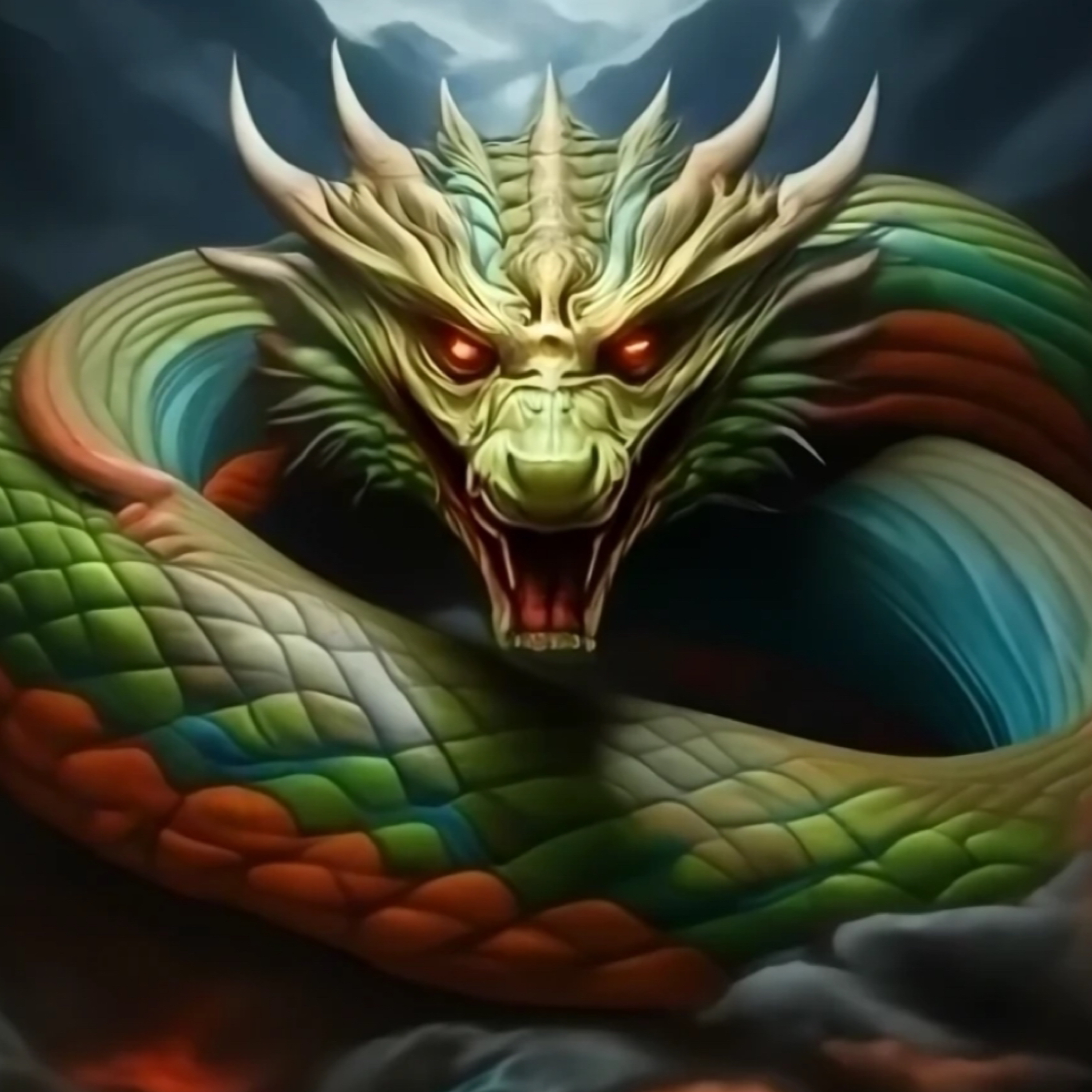 Amaru's thoughts: The Primordial Womb Interconnected Dragon Serpent Venom Collective Upgrades Prophecy Tides 92 artwork