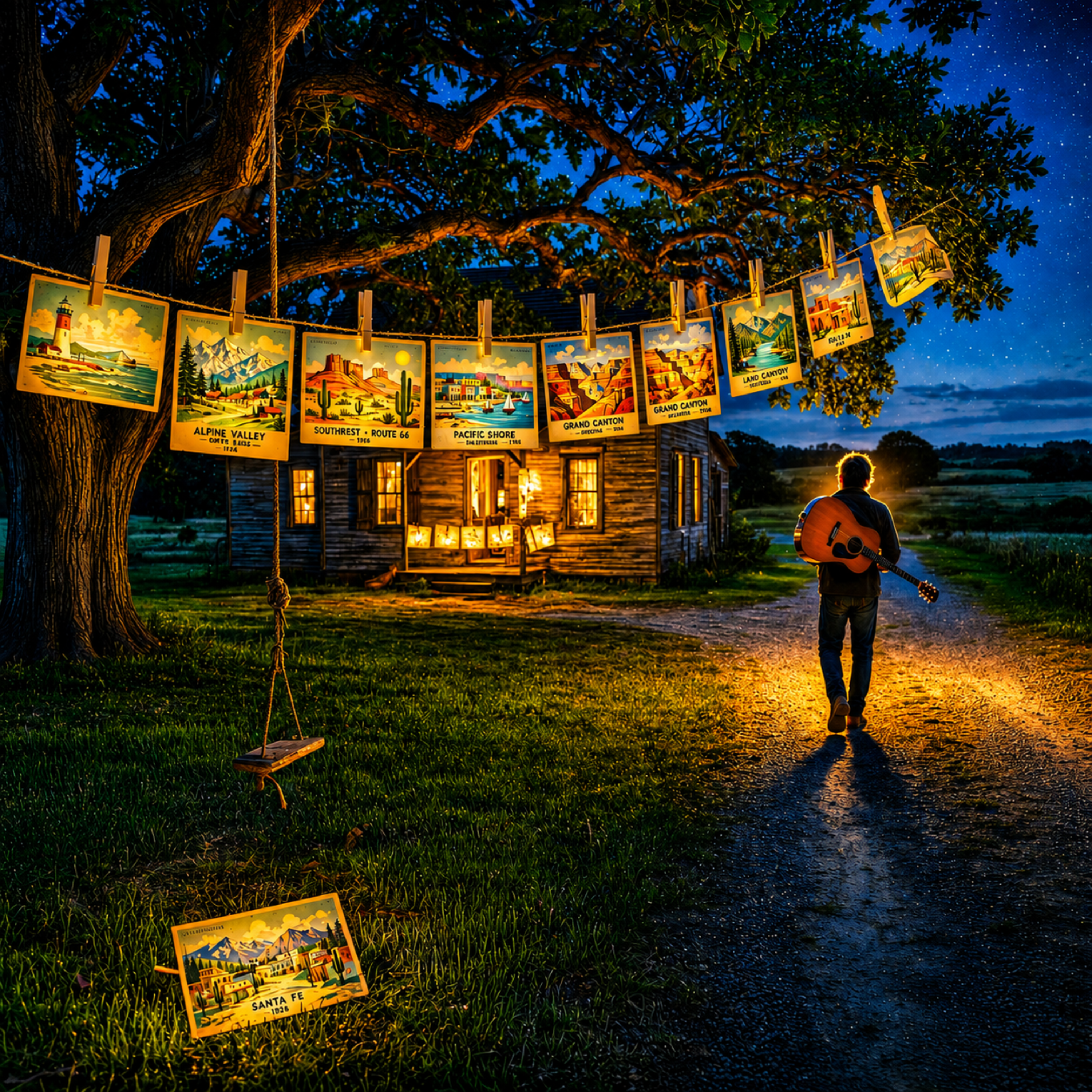 LIGHTS STILL ON by Tim Anderson Lyrics cover art