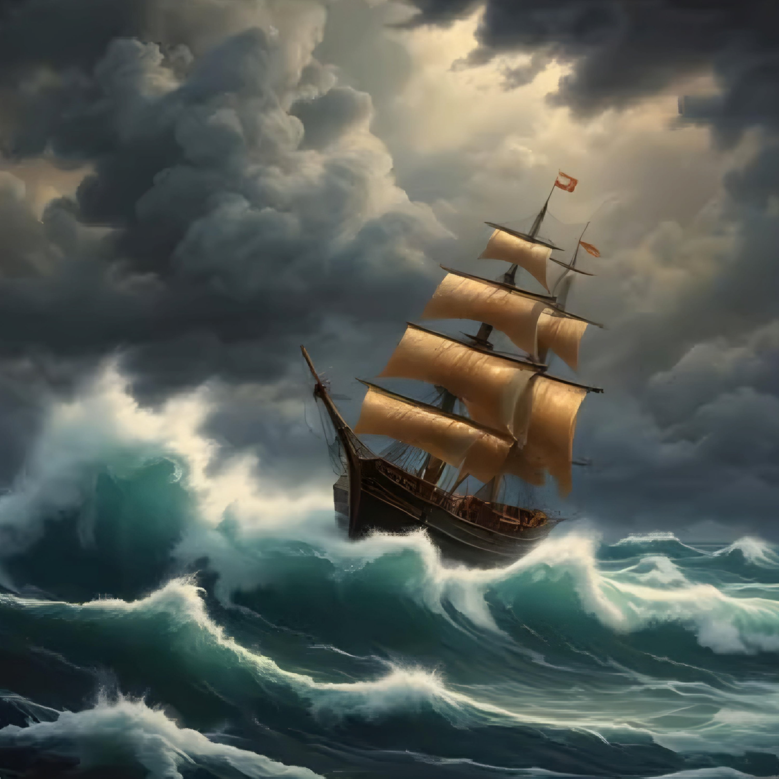 Storm Over The Fjord artwork