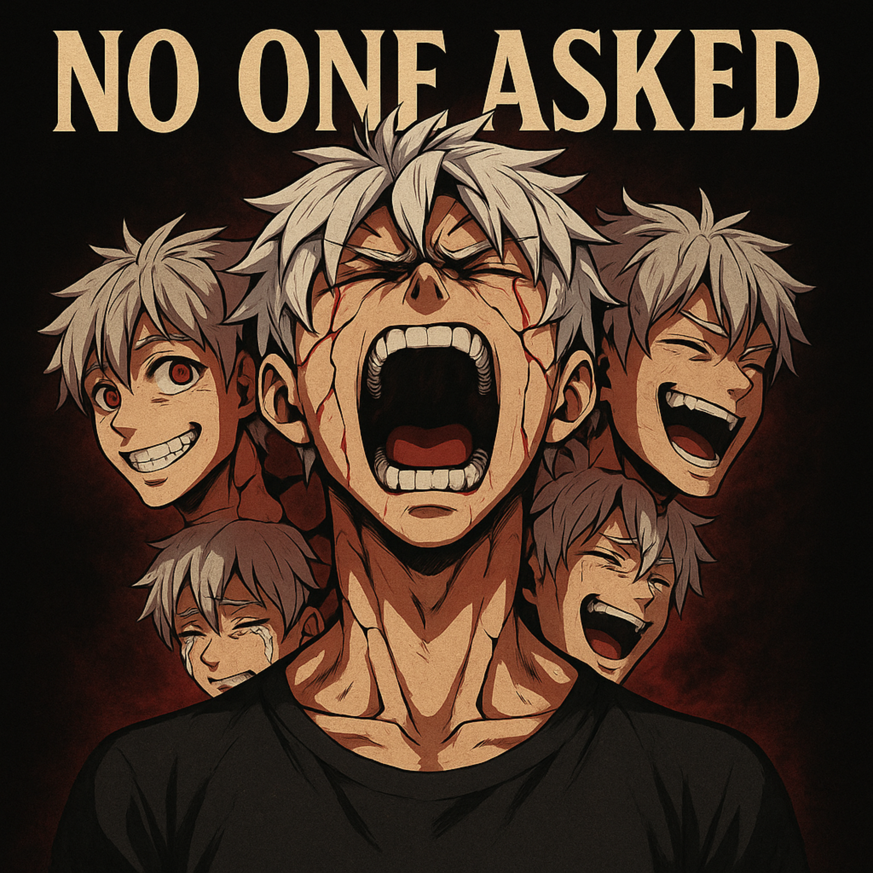 NO ONE ASKED artwork