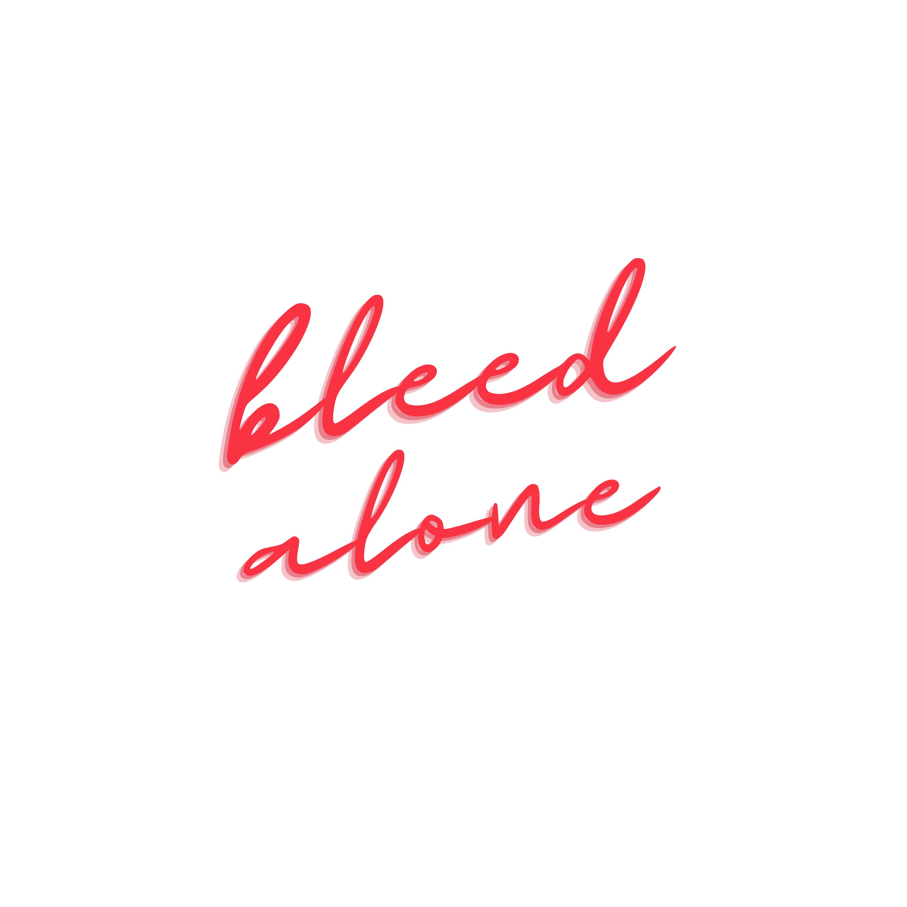 Bleed Alone artwork