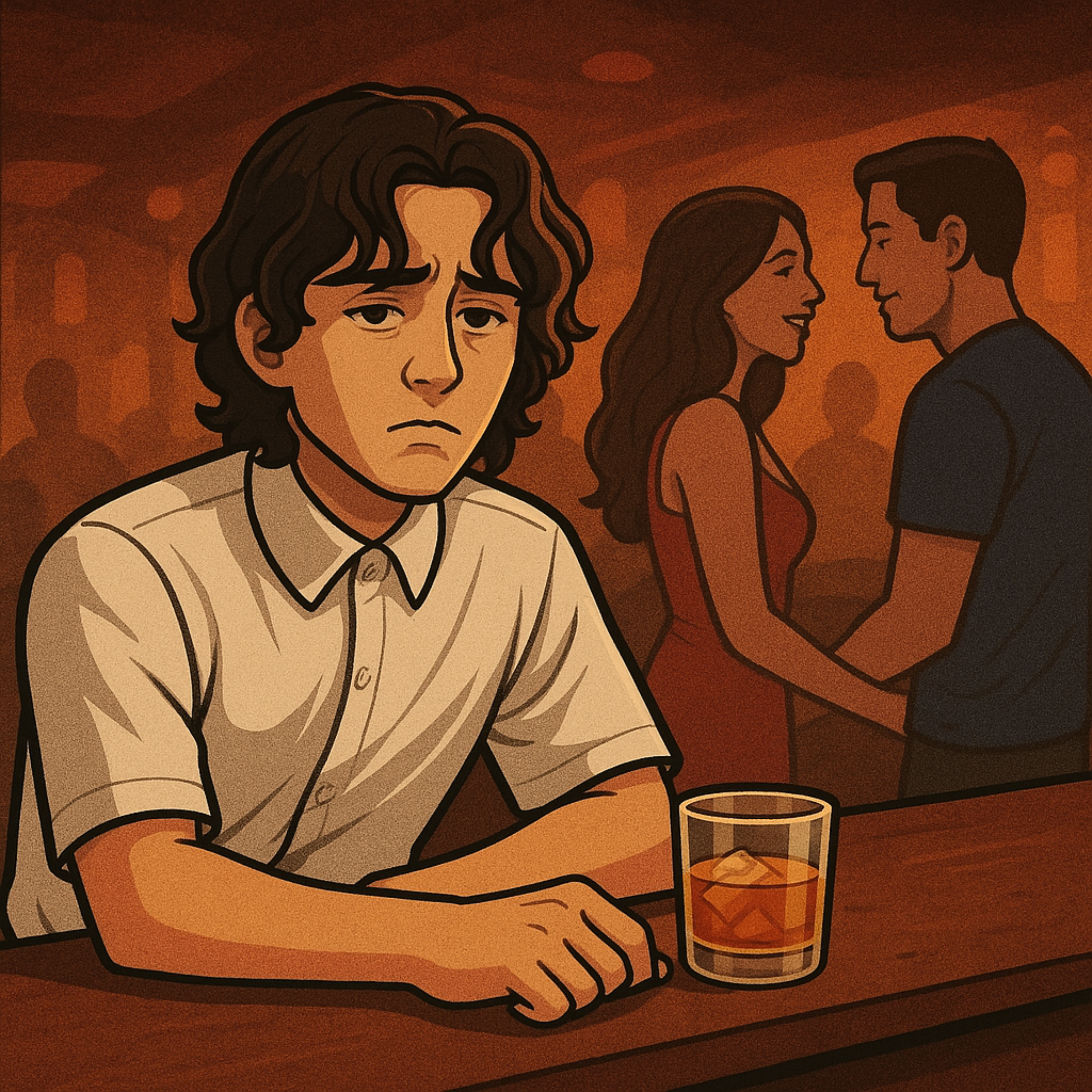 met her in the club artwork