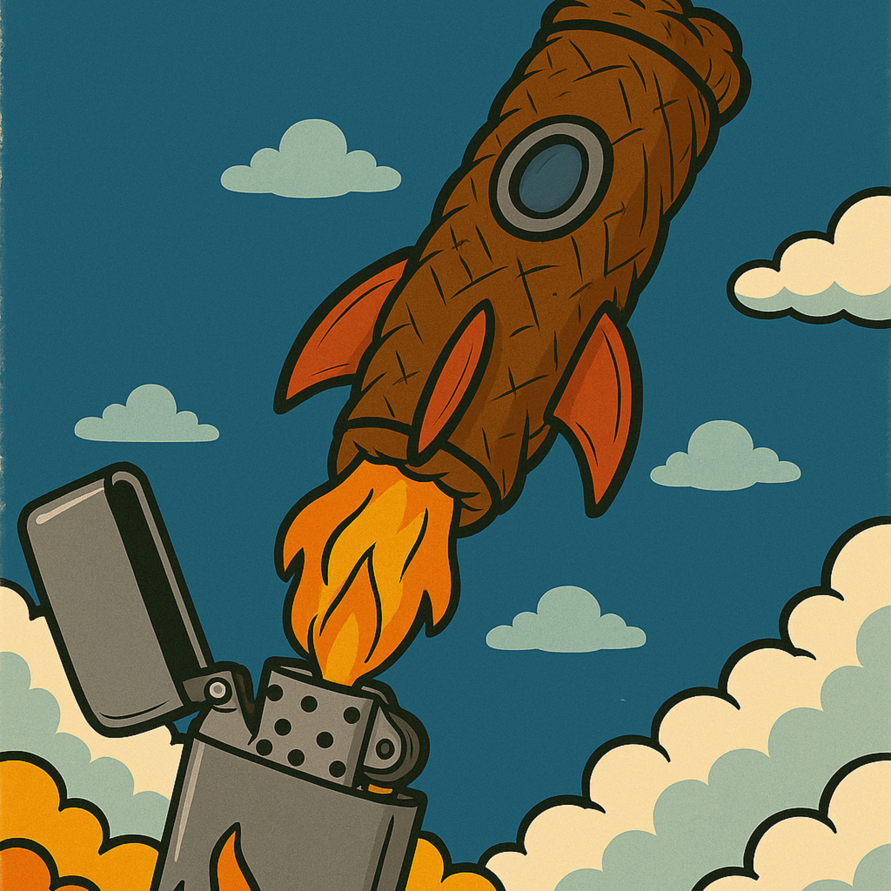 rocket artwork