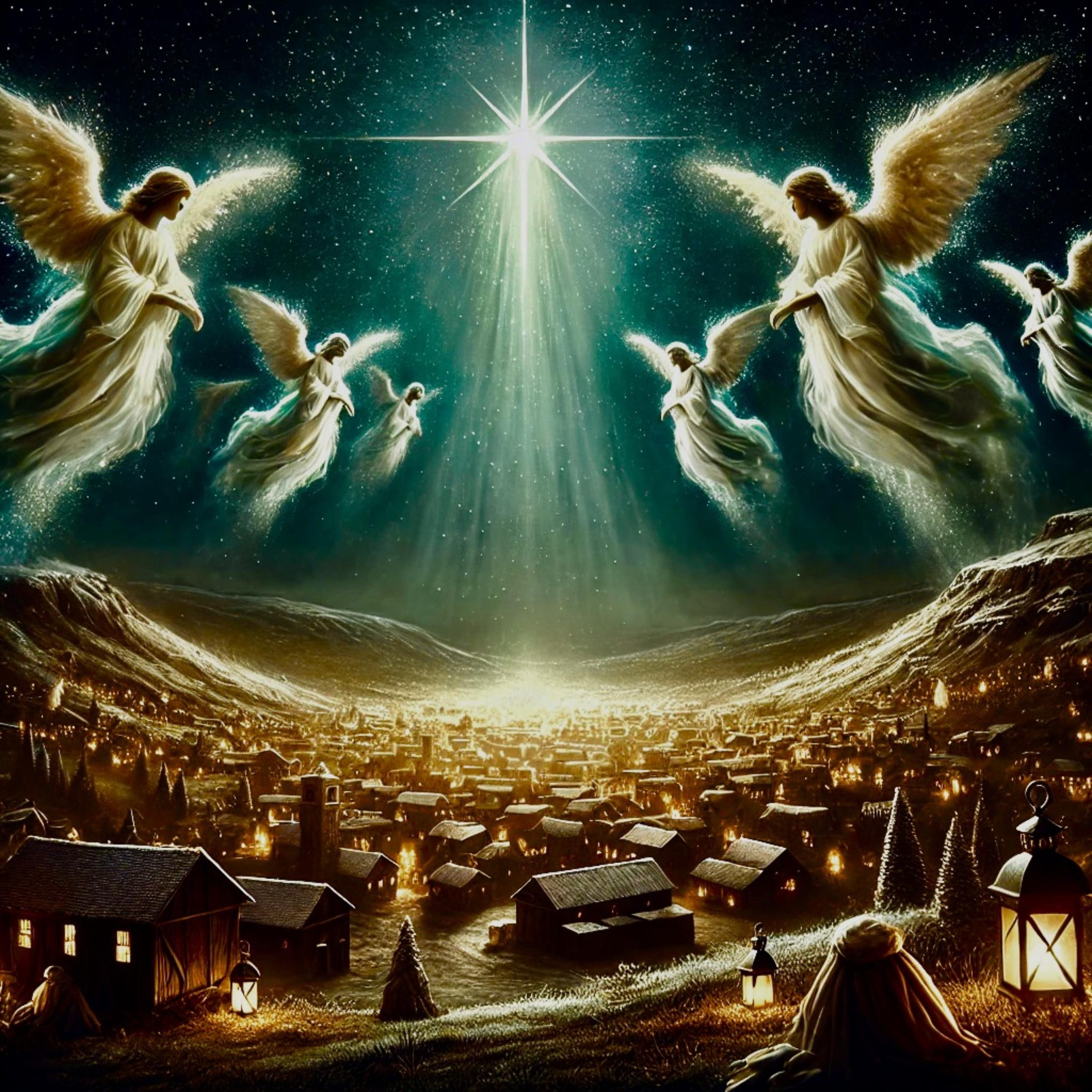 The Angels' Song Over Bethlehem (Luke 2:13-14) artwork