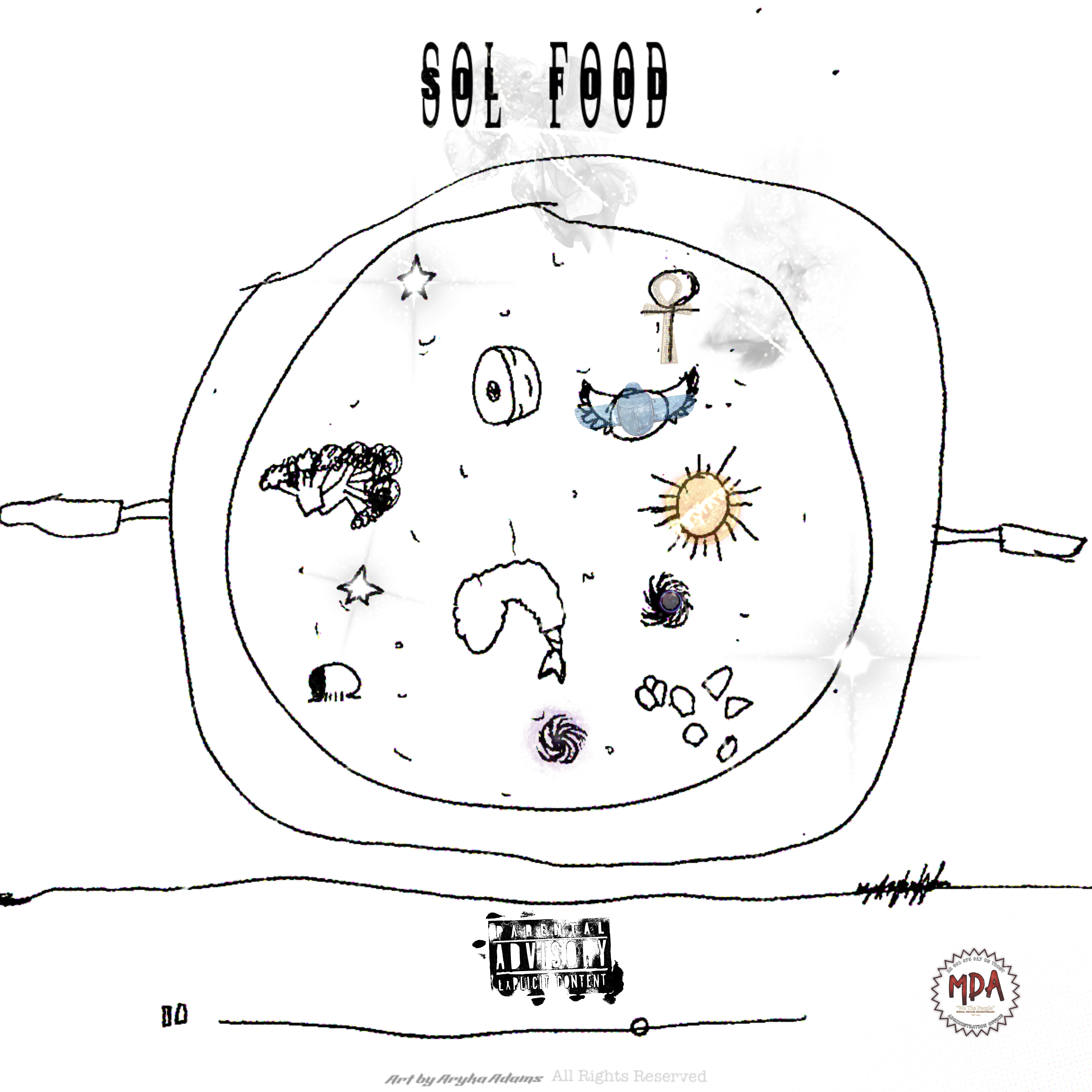 SOL FOOD: the Rare tape artwork