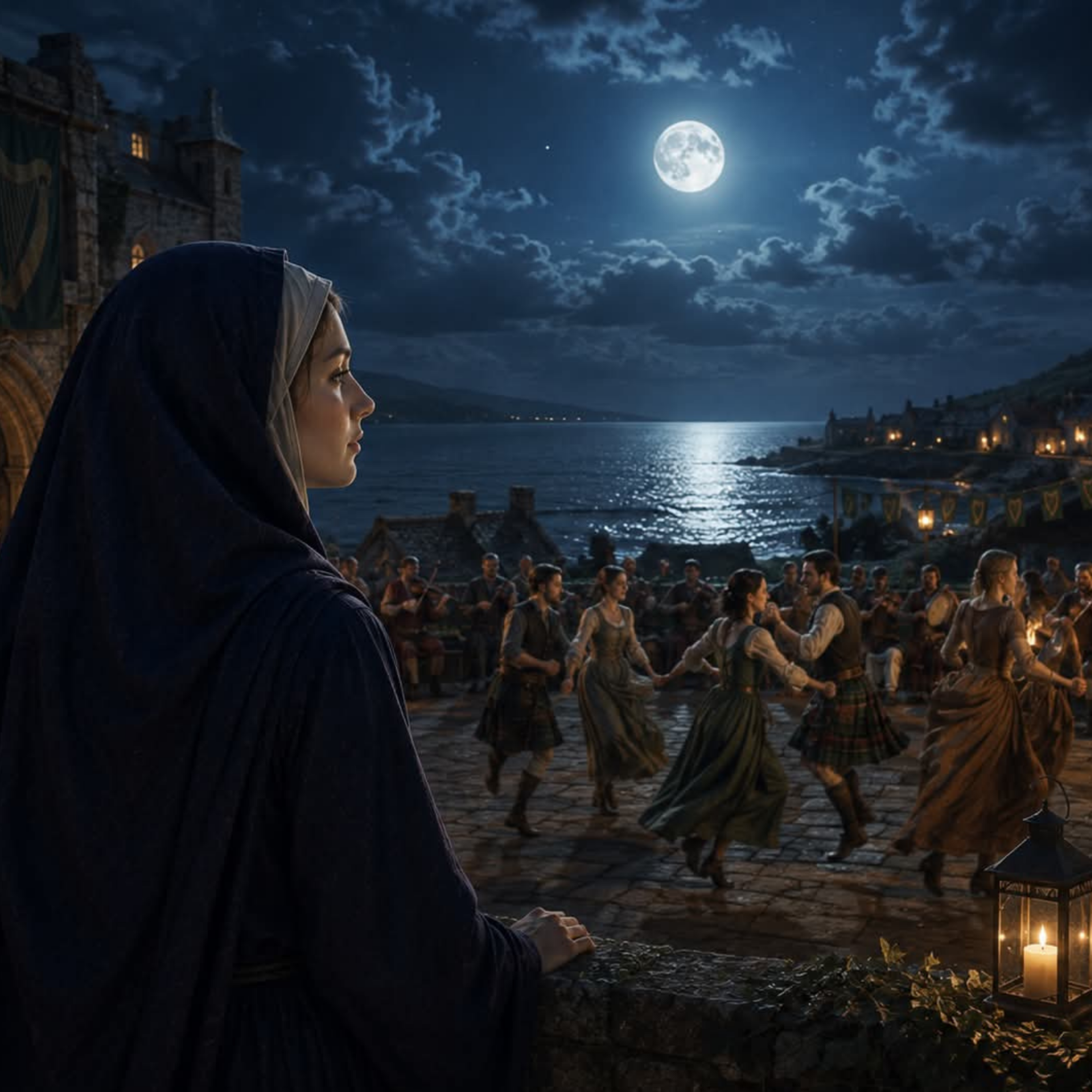 Moonlight over Galway Bay by Elara Moonvale cover art