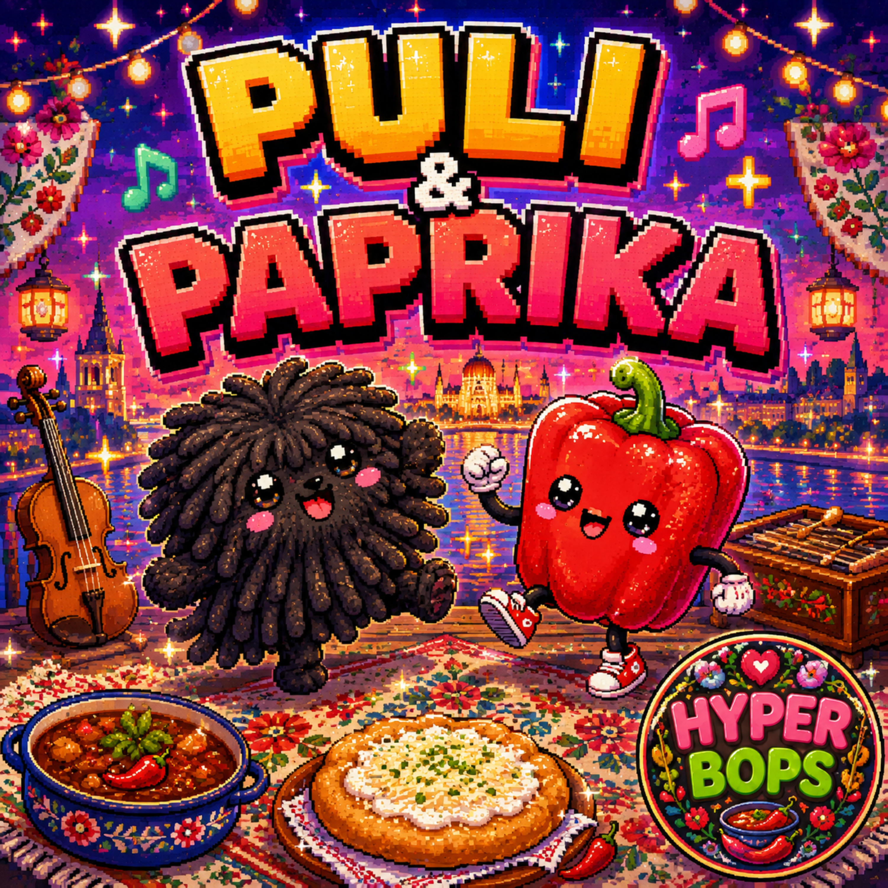 PULI PAPRIKA GOULASH LÁNGOS BUDAPEST by Hyper Bops cover art