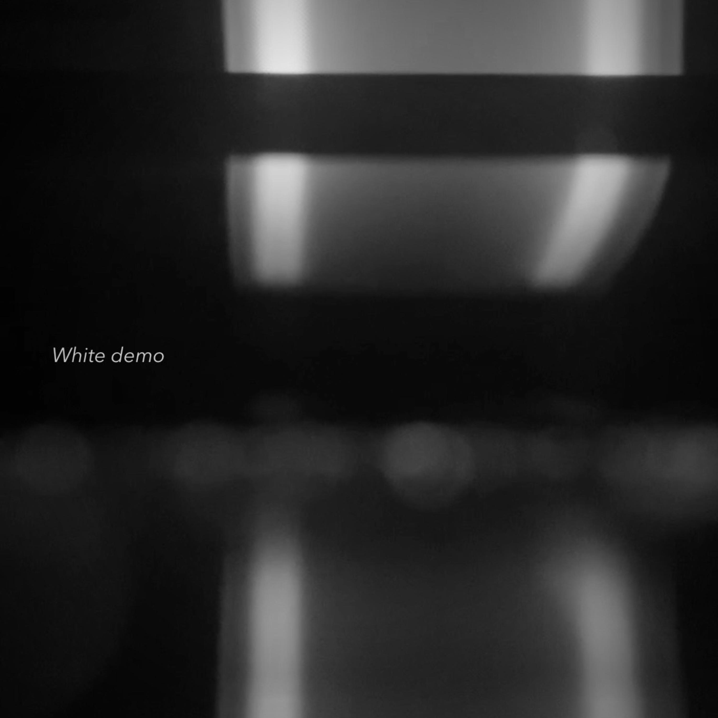White demo artwork