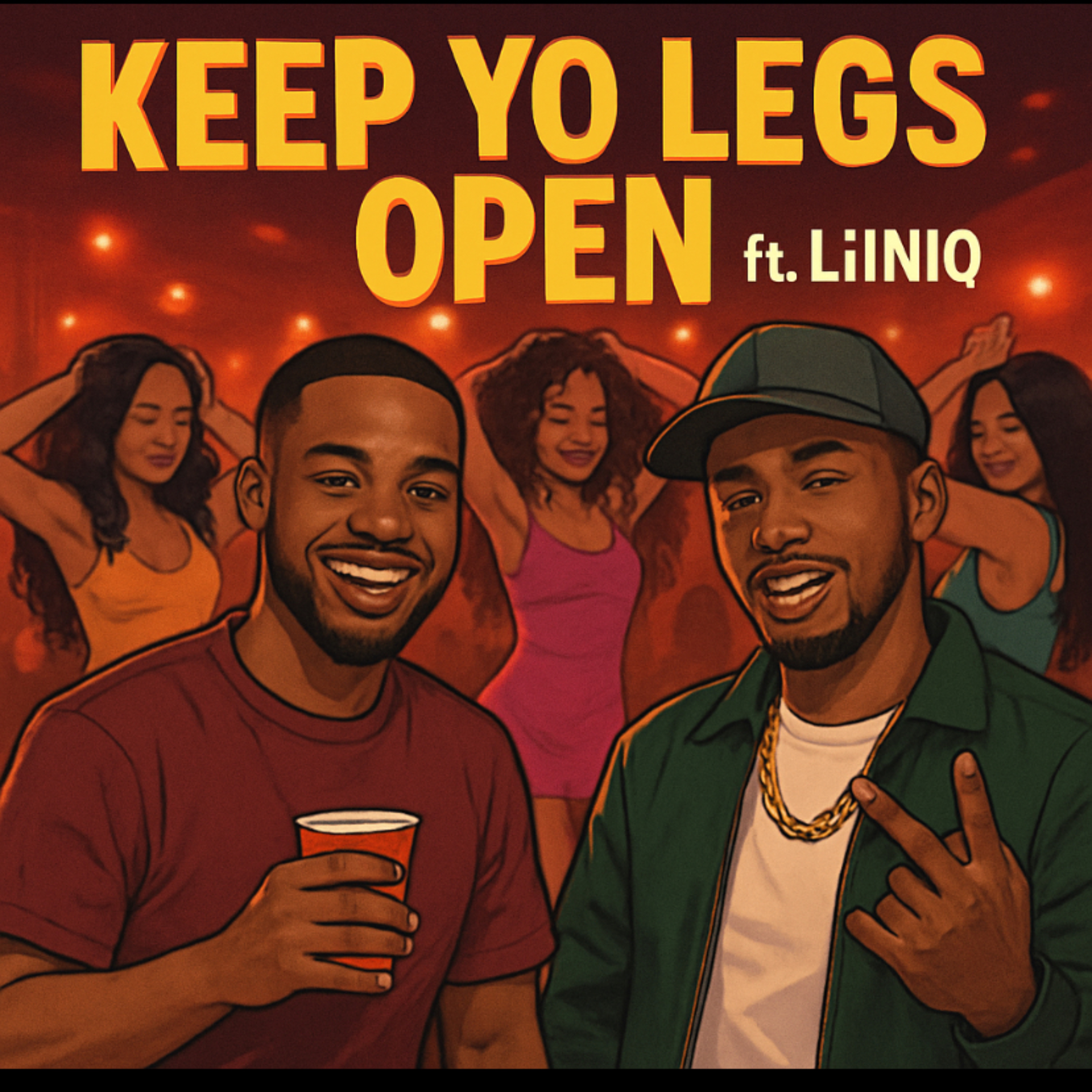 Keep yo legs open artwork