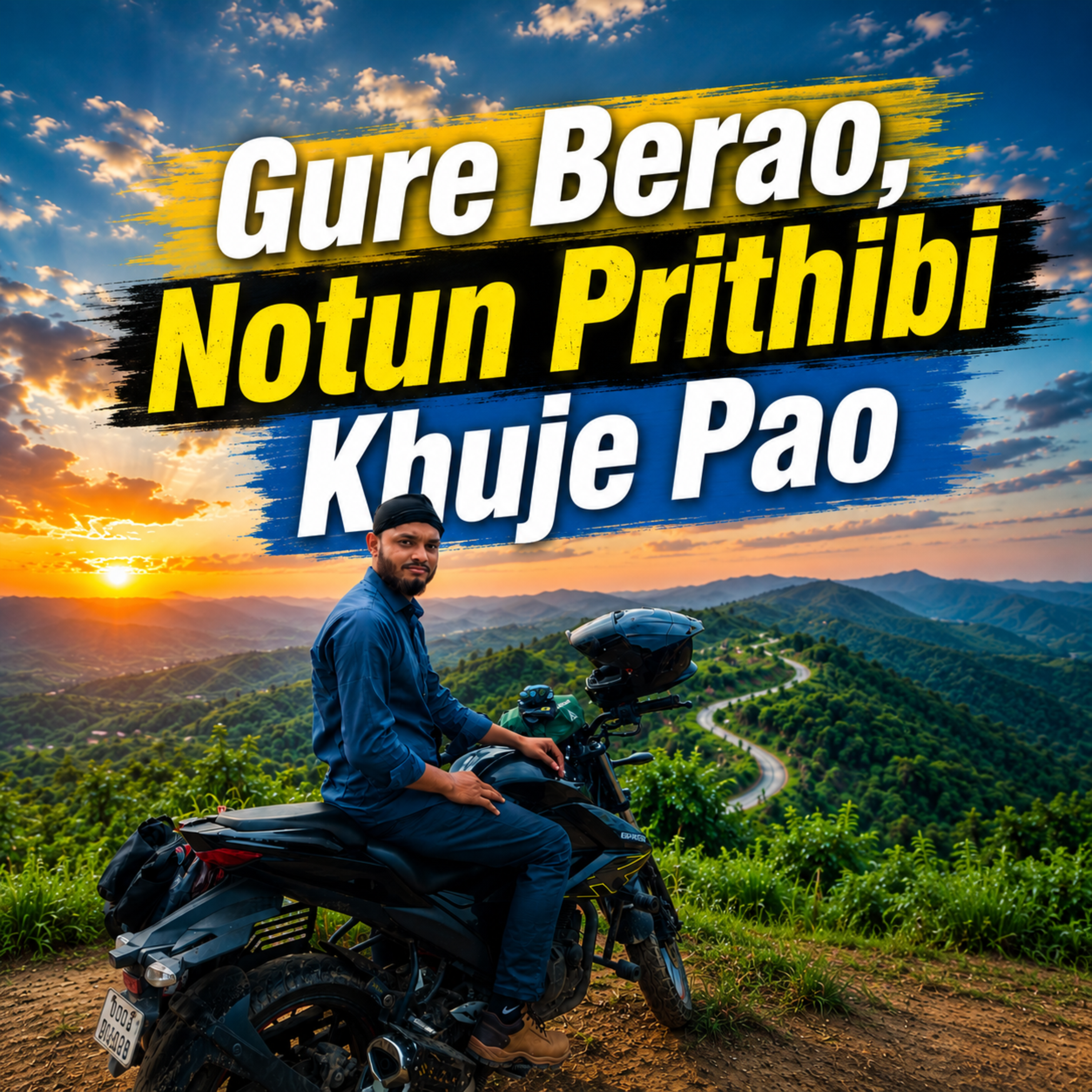 Gure Berao, Notun Prithibi Khuje Pao (ঘুরে বেড়াও, নতুন পৃথিবী খুঁজে পাও) by Ananya Sharma cover art