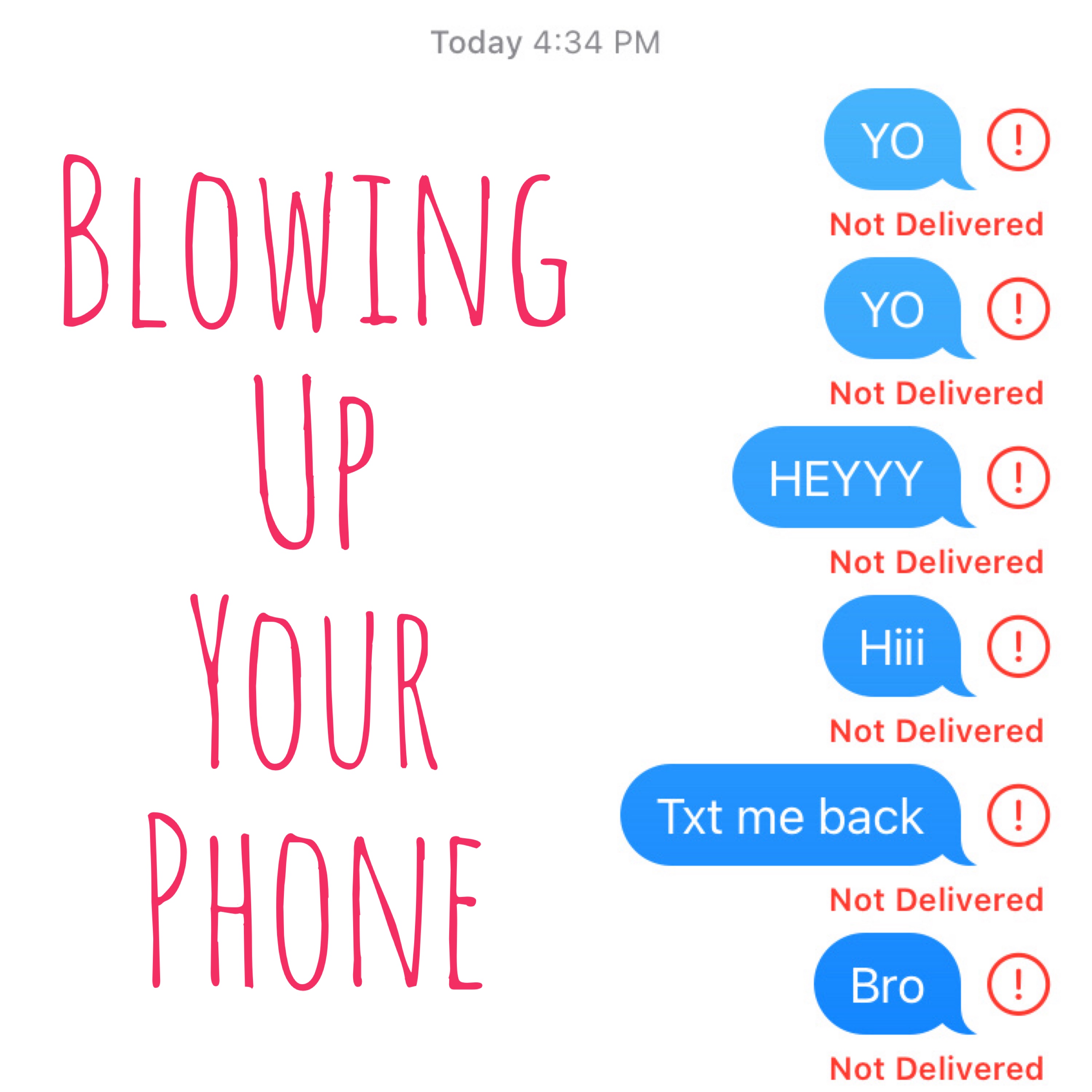 Blowing Up Your Phone artwork