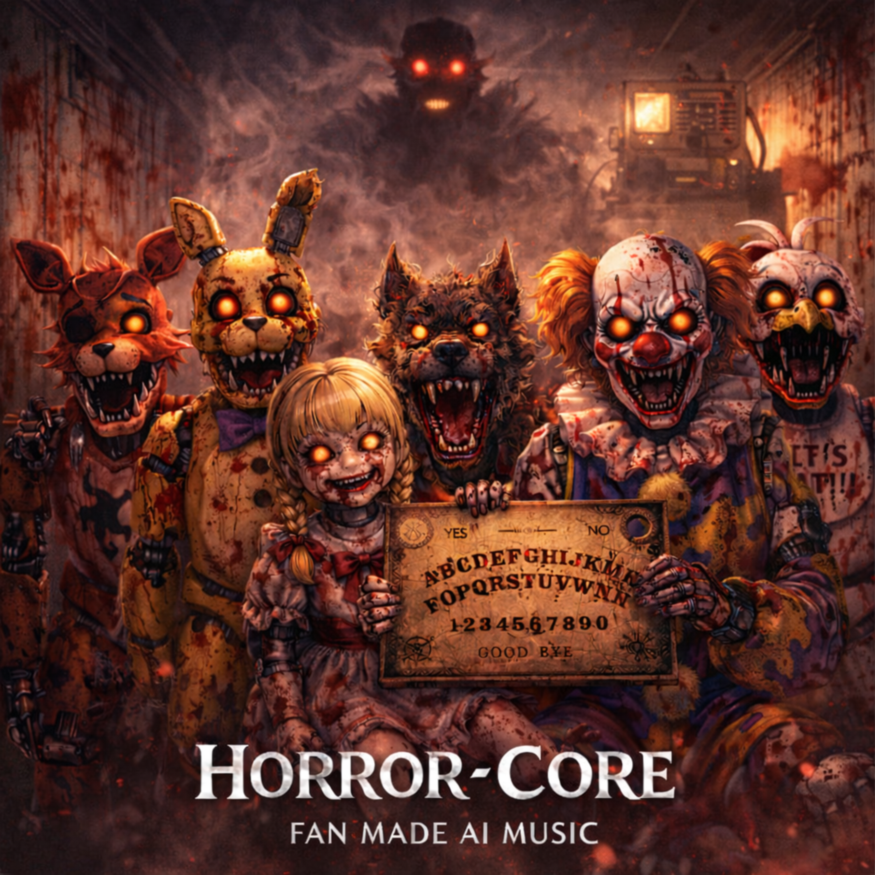 HORROR CORE AI fan Made Music artwork
