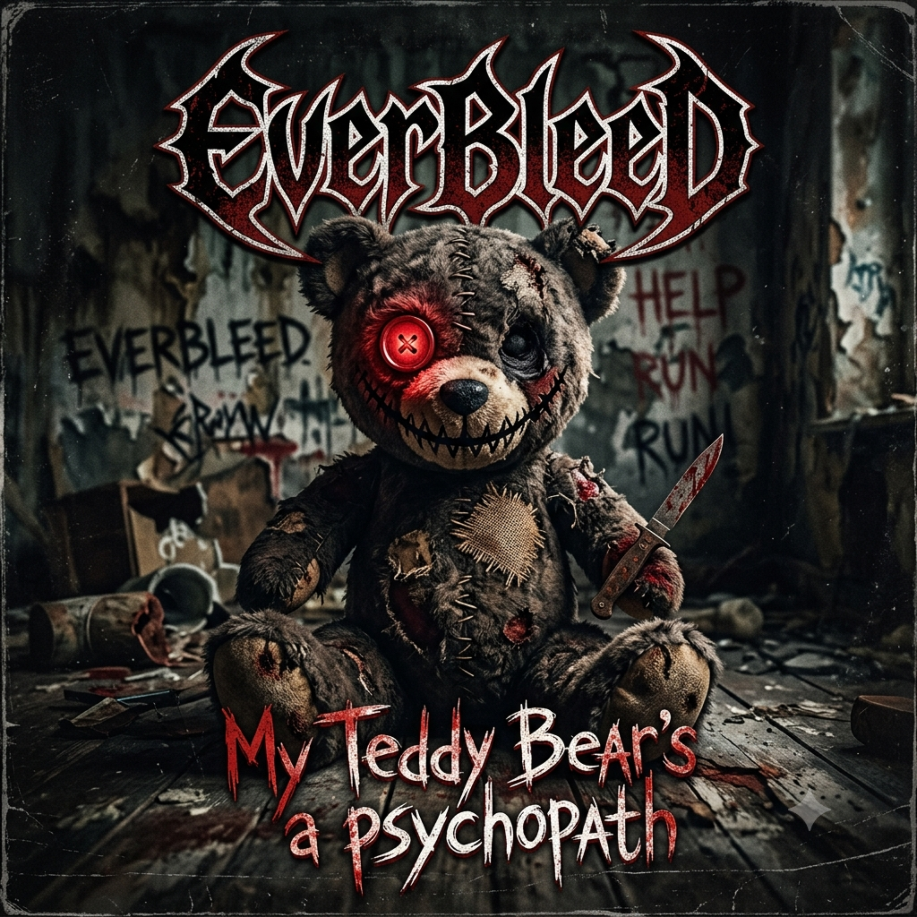 My Teddy Bear's A Psychopath by EverBleed cover art