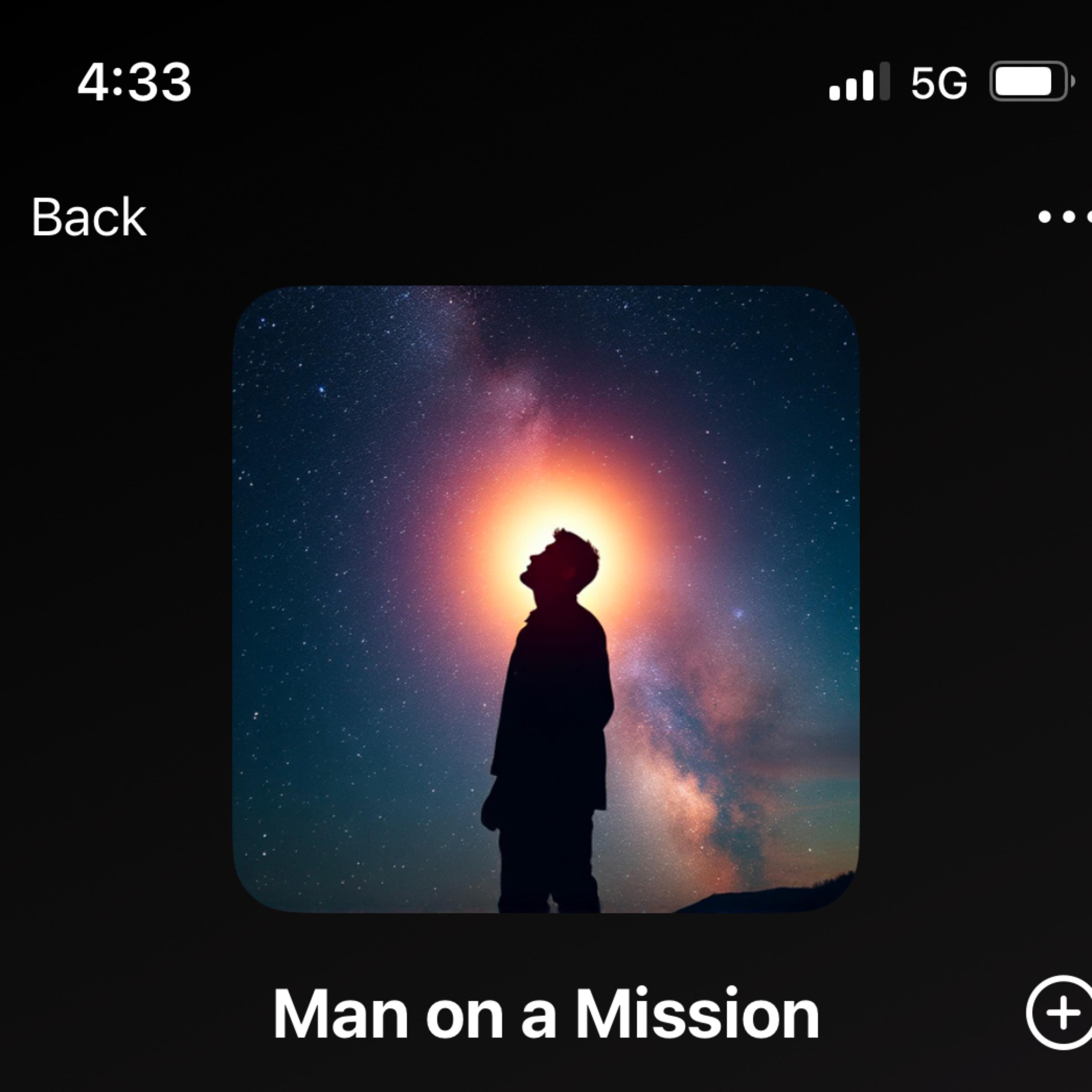 Man on a Mission artwork