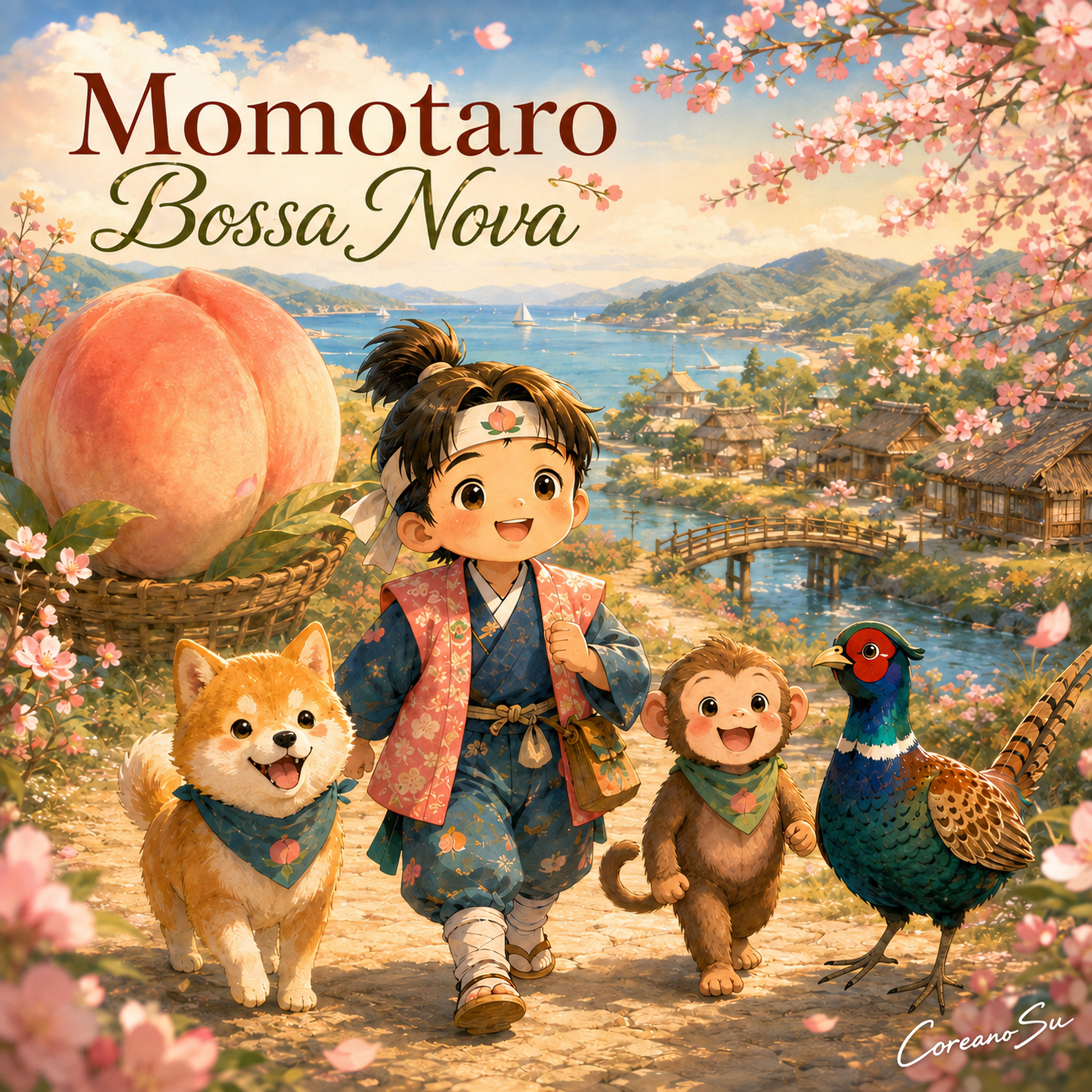 Momotaro Bossa Nova by Coreano Su cover art